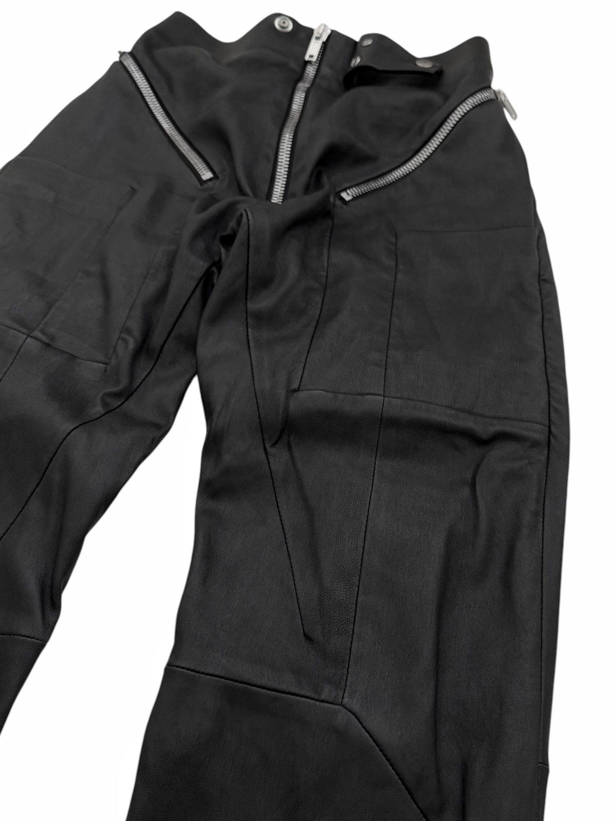 Rick Owens 2023 Luxor Strobe Lambskin Cargo Pants Size US 30 / EU 46 - 7 Thumbnail