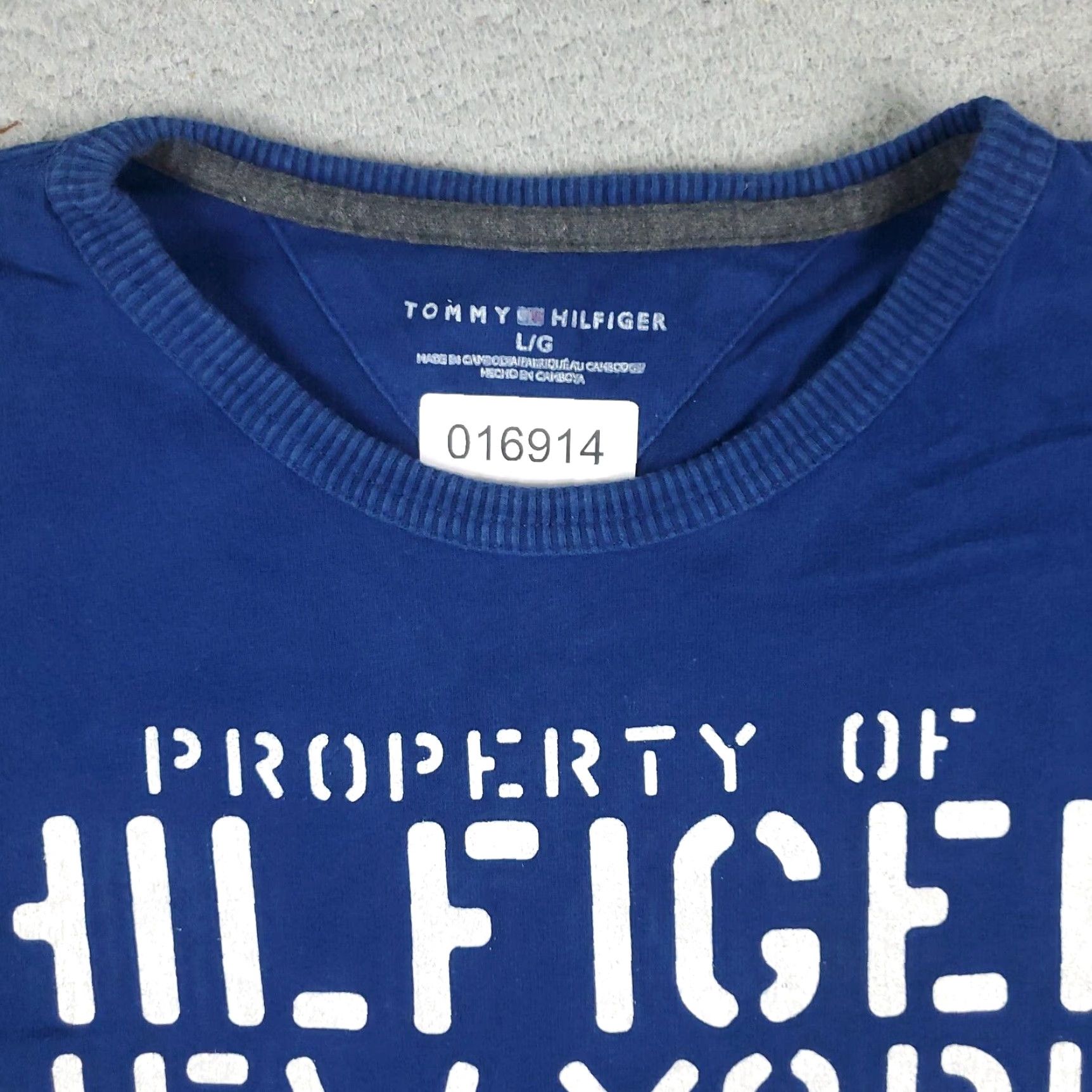 Tommy Hilfiger Tommy Hilfiger Mens Large Blue Casual Pullover Sweater Shirt Size US L / EU 52-54 / 3 - 2 Thumbnail