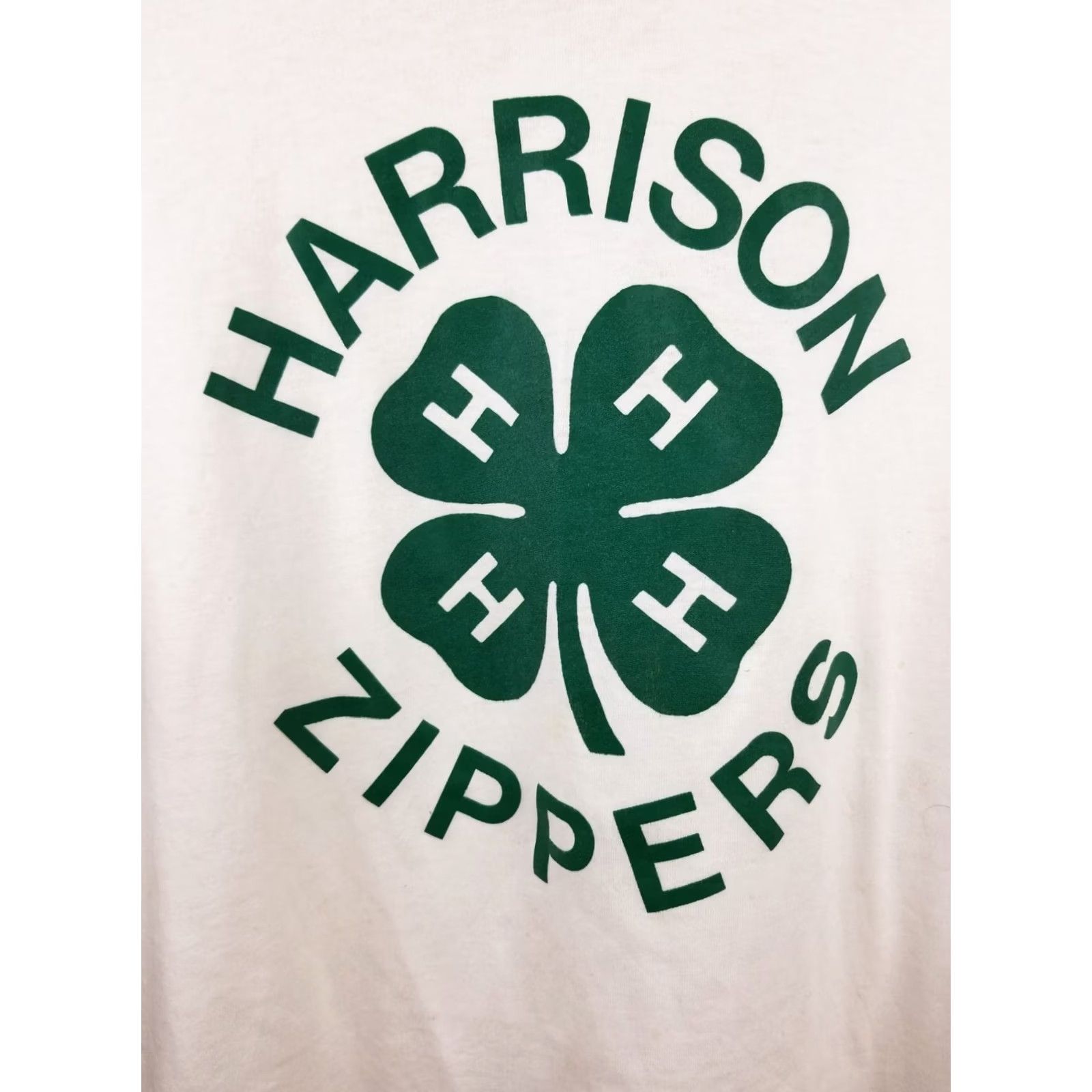 Vintage VINTAGE 90' HARRISON ZIPPERS WHITE SINGLE STITCH 50/50 T-SHIRT SZ XLARGE Size US XL / EU 56 / 4 - 2 Thumbnail