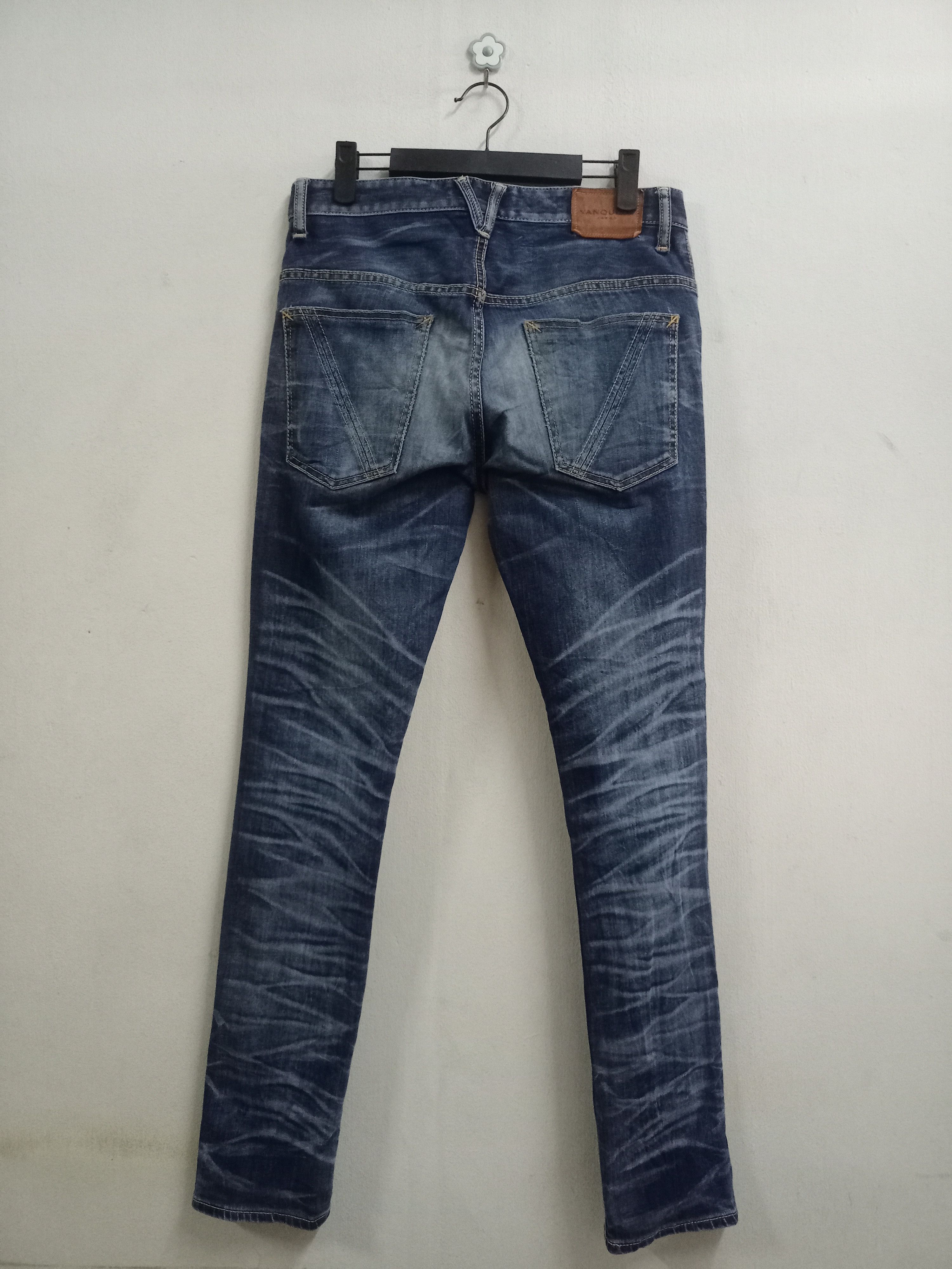 Japanese Brand × Vanquish Vintage Japanese Vanquish Skinny Punk Ripped Jeans 30x30 Size US 30 / EU 46 - 2 Thumbnail