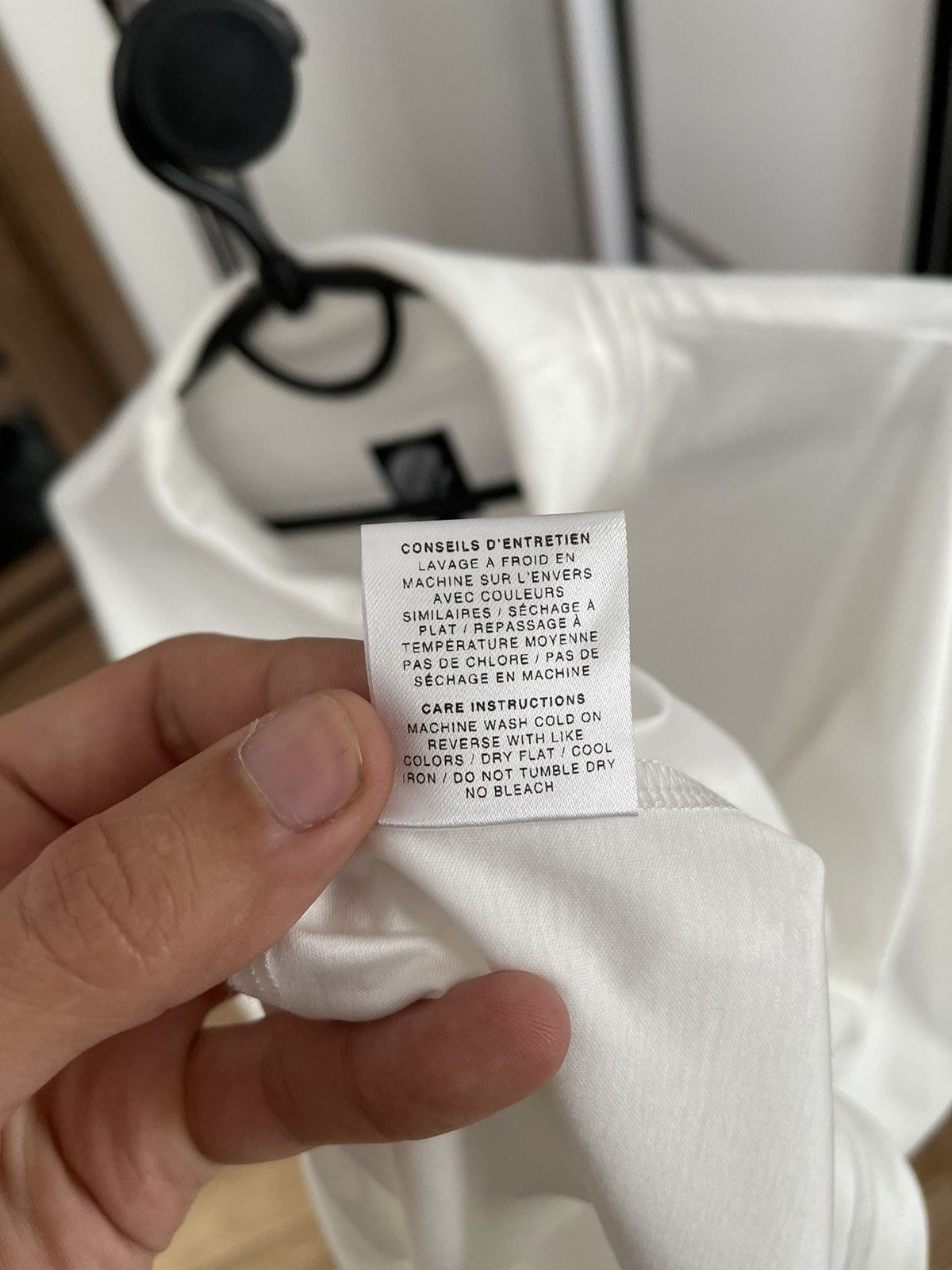 Arpenteur Arpenteur CHCM Interlock White Cotton Long Sleeve Sweatshirt Size US L / EU 52-54 / 3 - 9 Thumbnail