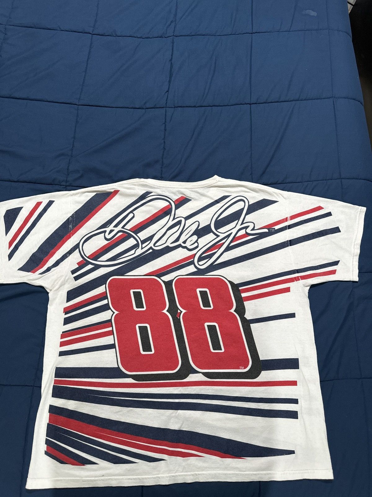 NASCAR × Vintage Dale Jr full print t shirt size 2XL Size US XXL / EU 58 / 5 - 3 Thumbnail