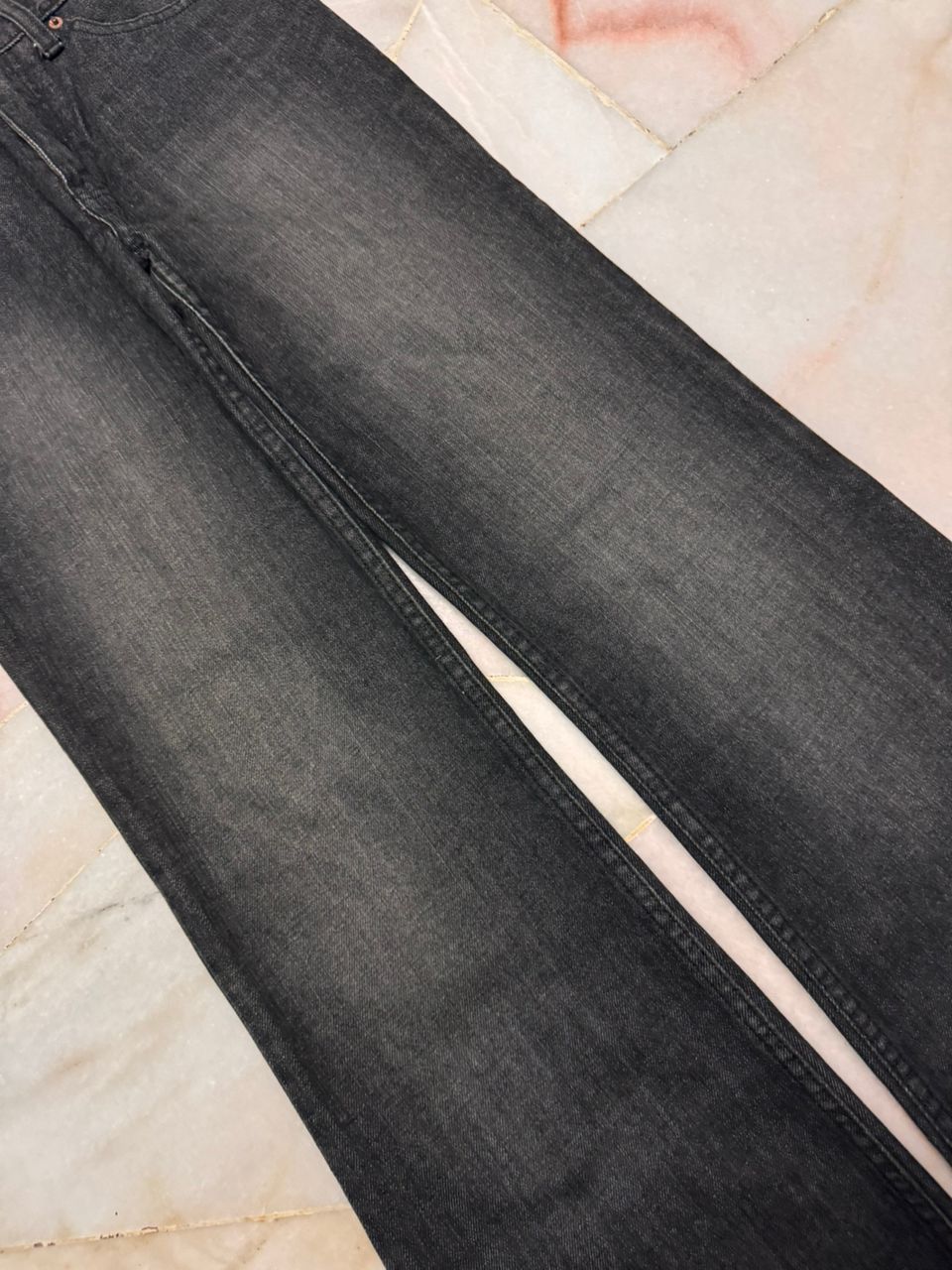 Tornado Mart 💥BELL BOTTOM💥BAGGY FLARE STEEPLE JACK MUDWASH DISTRESSED Size US 28 / EU 44 - 5 Thumbnail