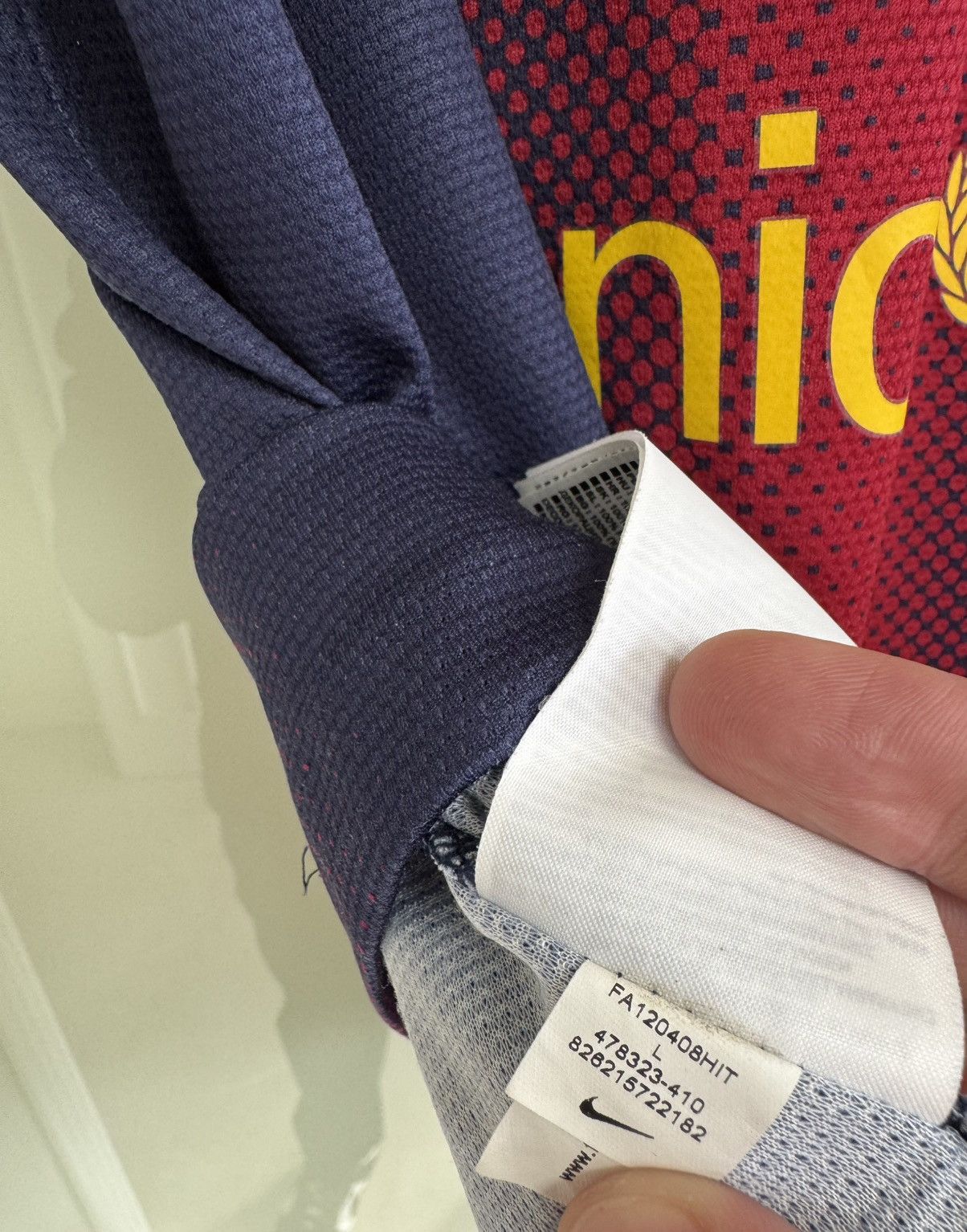 Nike Messi #10 Barcelona 2012-2013 Home Soccer Jersey Vintage Kit Size US L / EU 52-54 / 3 - 20 Thumbnail