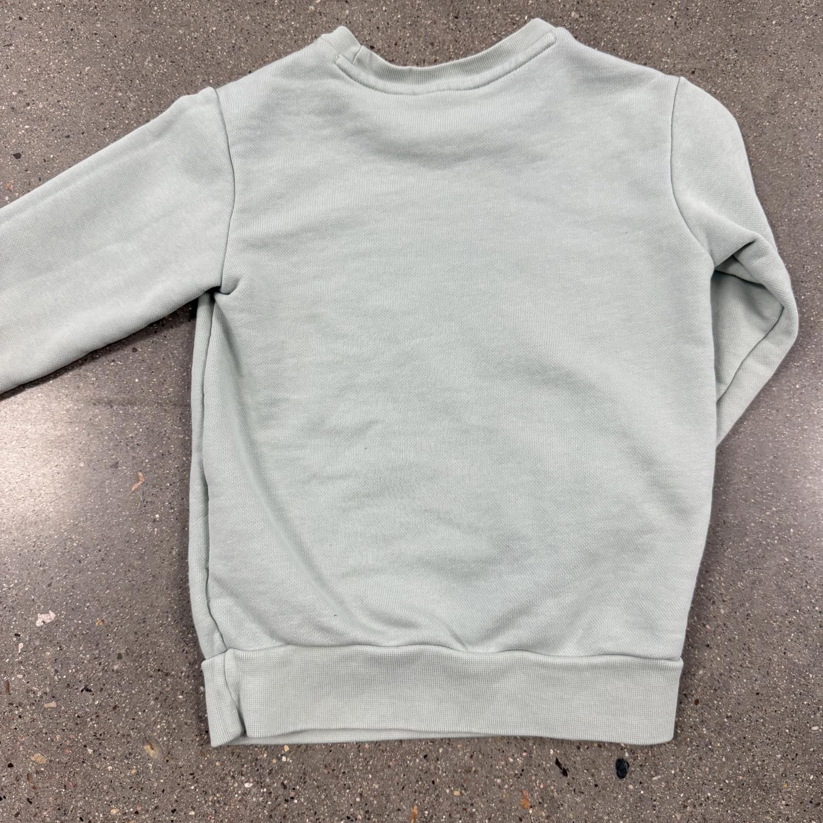 Adidas NWOT Adidas Kids Sweatshirt Mint Green Trefoil Logo 3T Size ONE SIZE - 6 Thumbnail