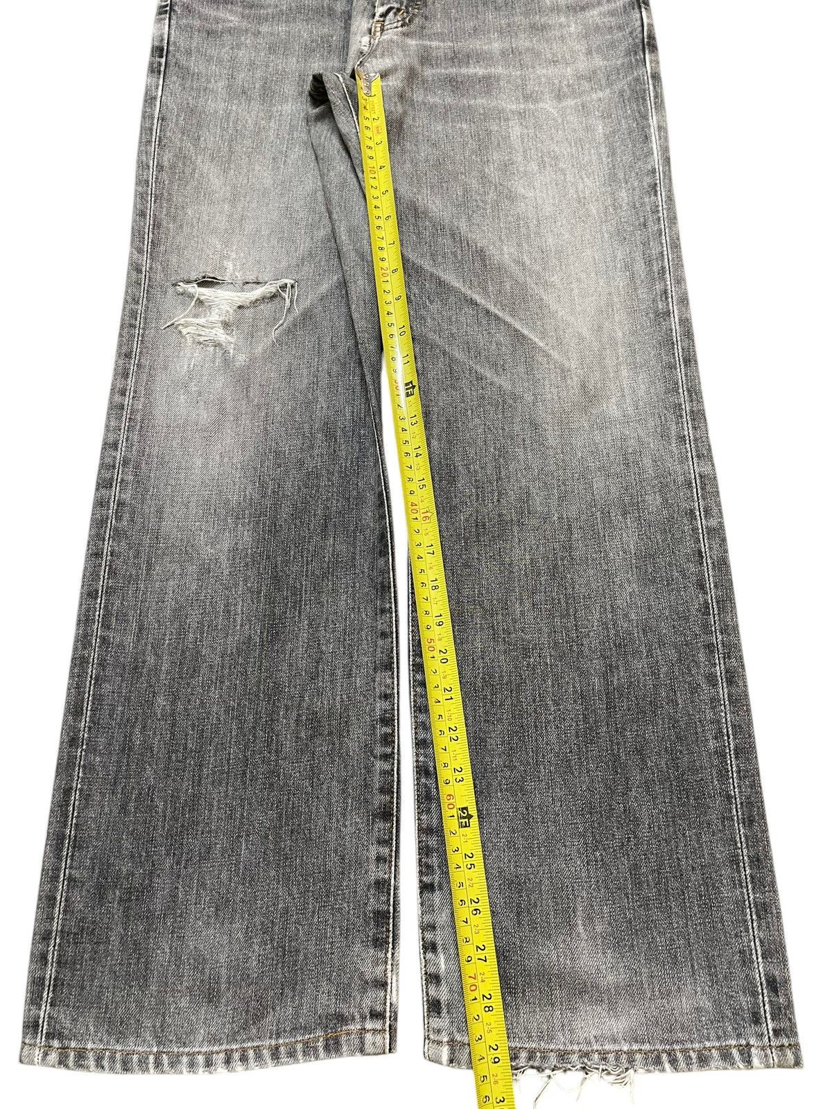 Edwin Vintage Edwin 503 Faded Wash Style Distressed Baggy Jeans Size US 31 - 14 Thumbnail