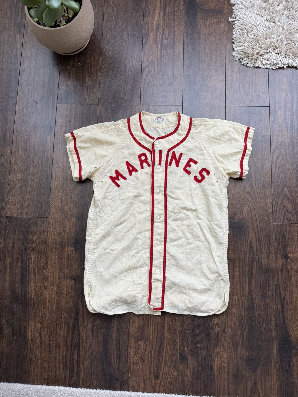 Vintage Vintage 50’S Coane USMC Baseball jersey Size US S / EU 44-46 / 1 - 2 Thumbnail