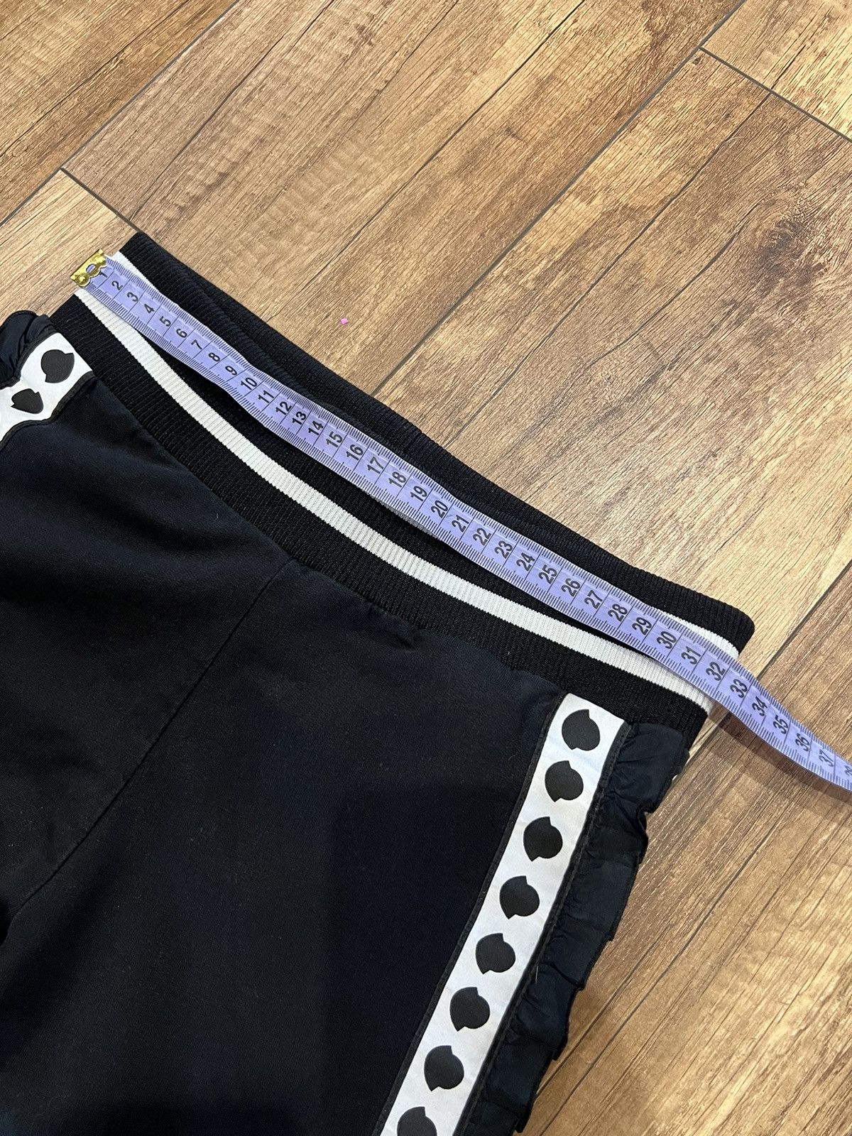 Moncler Moncler black multi logo leggings pants trousers Size 24" / US 00 / IT 34 - 8 Thumbnail