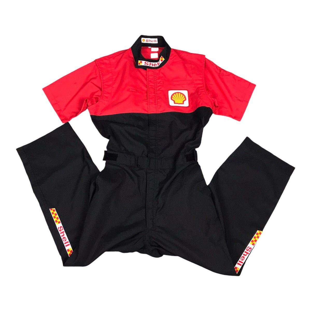 Japanese Brand × Sports Specialties VINTAGE SHELL HELIX OVERALL SHORT SLEEVE JACKET OVERALL Size US 30 / EU 46 - 1 Thumbnail