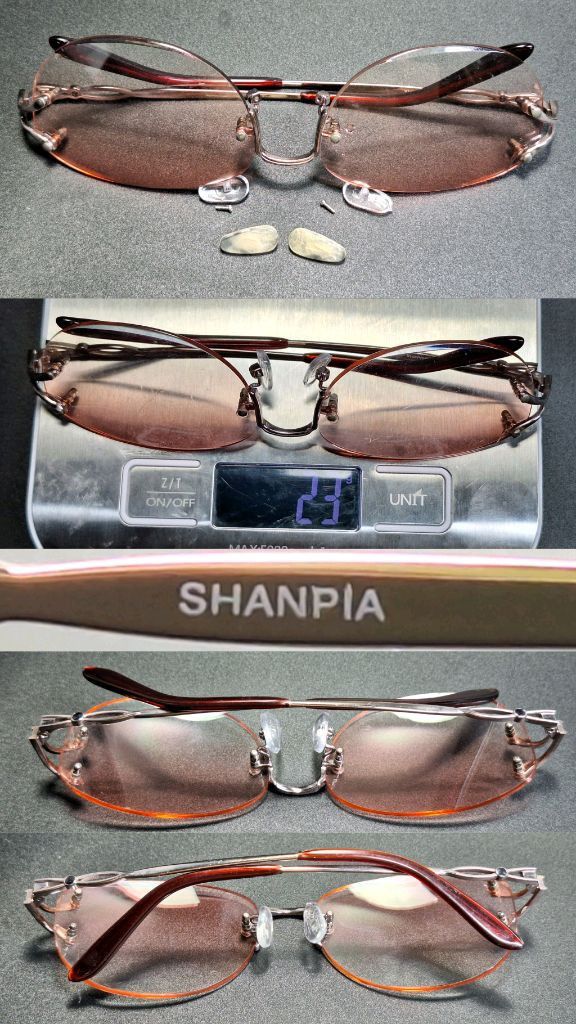 Other SHANPIA Japan Vintage Rimless Tint Sunglasses Y2K Size ONE SIZE - 5 Thumbnail