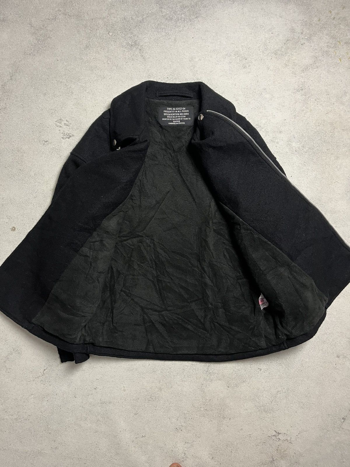 CABANE de ZUCCa × Issey Miyake Vintage Cabane De Zucca Wool Jacket Size US M / EU 48-50 / 2 - 3 Thumbnail