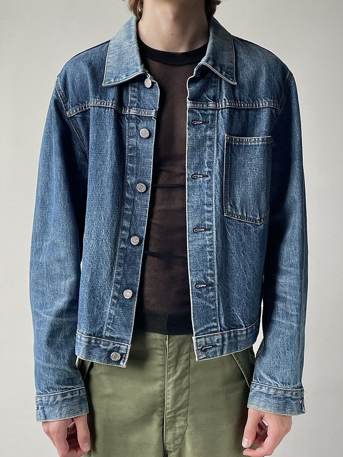 Helmut Lang Helmut Lang 90's One Pocket Denim Jacket | Grailed