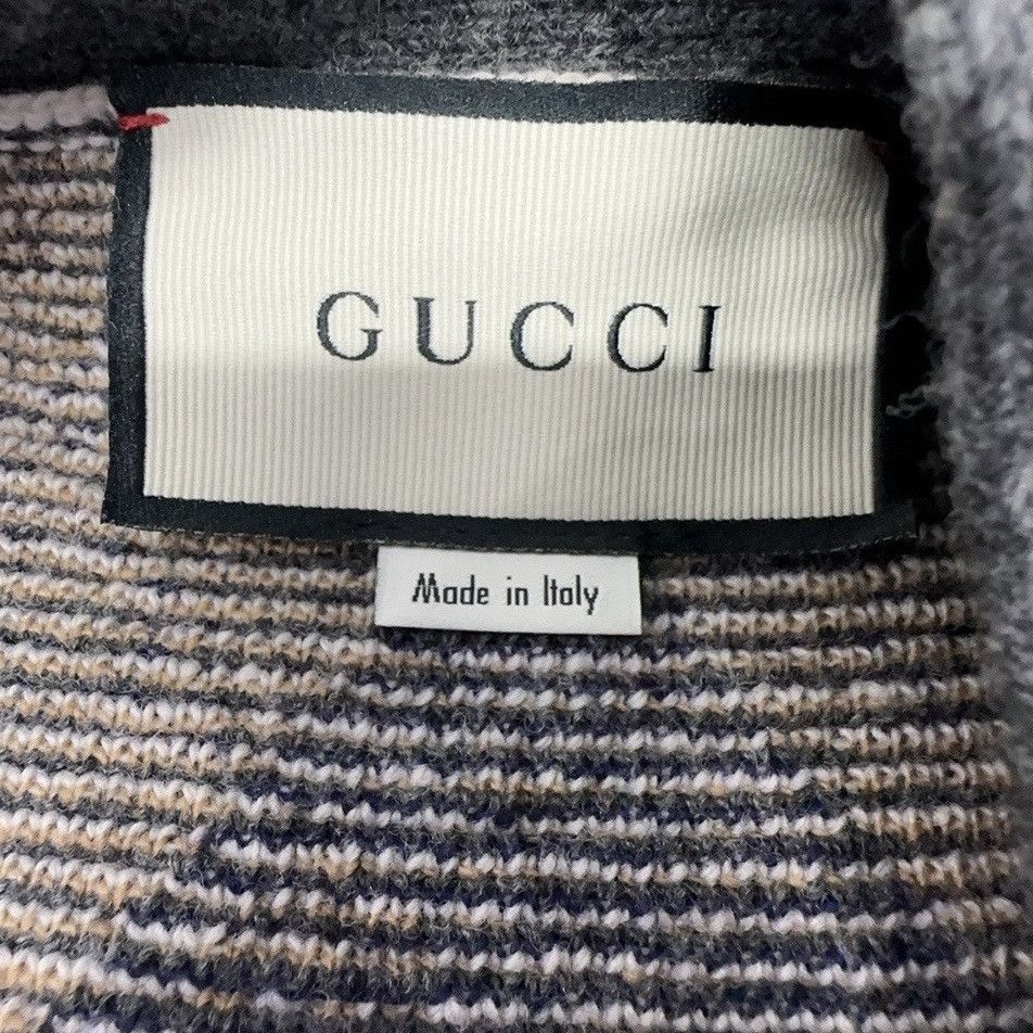 Gucci Gucci Intarsia Horse and Logo wool knit cardigan Size US XS / EU 42 / 0 - 3 Thumbnail