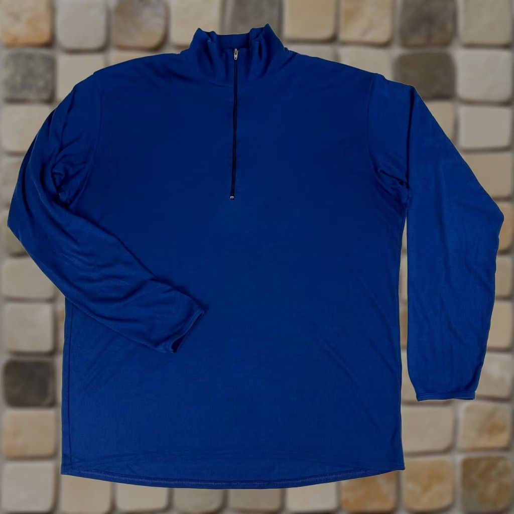 Patagonia VINTAGE Patagonia Capilene Men’s 1/4 Zip Long Sleeve Pullover Made in USA Sz L Blue Capilene 1/4 Zip Pullover Mens Large Blue Size US L / EU 52-54 / 3 - 1 Thumbnail