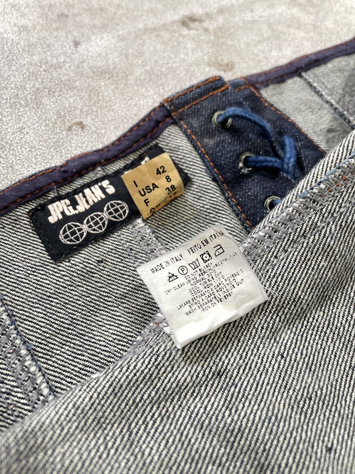 Jean Paul Gaultier Y2K 90s Jean Paul Gaultier Bustier JPG Jeans Tube Top Denim Size M / US 6-8 / IT 42-44 - 5 Thumbnail