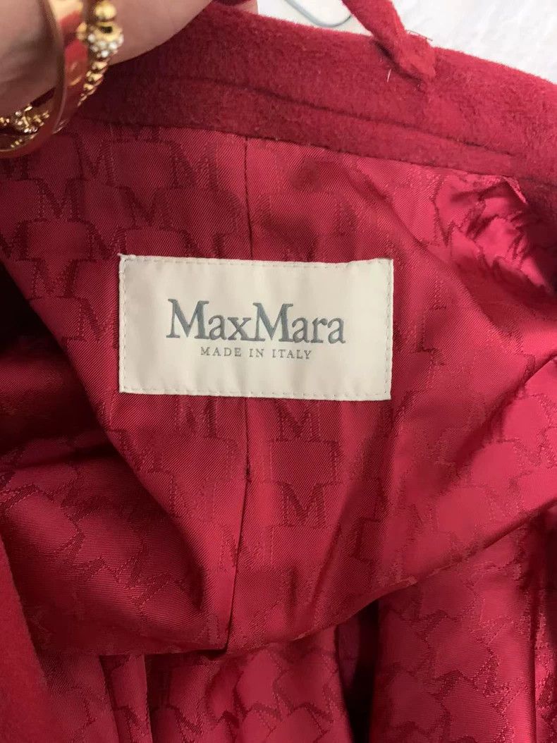 Max Mara Max Mara 101801 coat, classic red Size S / US 4 / IT 40 - 3 Thumbnail