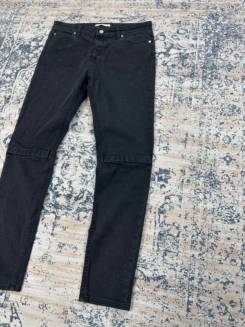 Christopher Kane Christopher Kane Black Denim Avant Garde Jeans Size US 32 / EU 48 - 4 Thumbnail