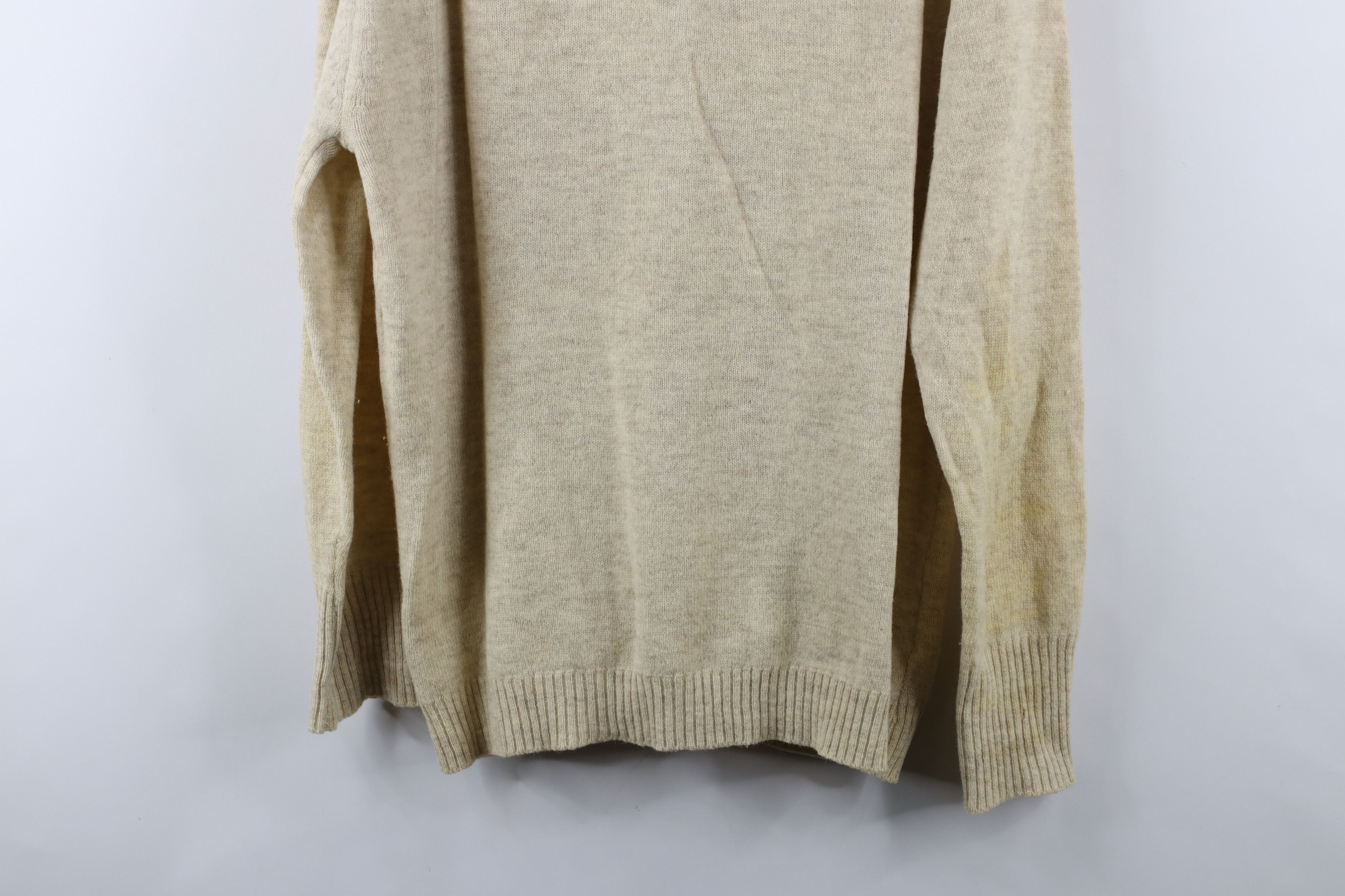Vintage Vintage 50s Streetwear Blank Wool Knit Cardigan Sweater Size US M / EU 48-50 / 2 - 15 Thumbnail