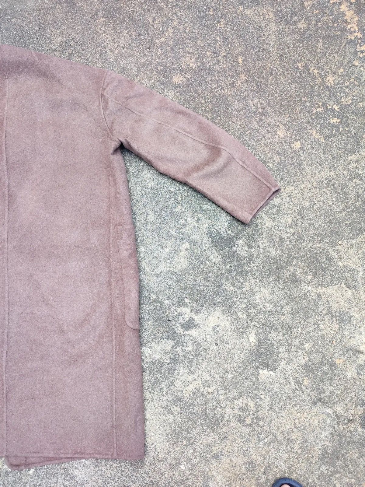 Jil Sander × Uniqlo UNIQLO +J Wool Blend Drape Coat – Brown (FW20) Size US M / EU 48-50 / 2 - 9 Thumbnail