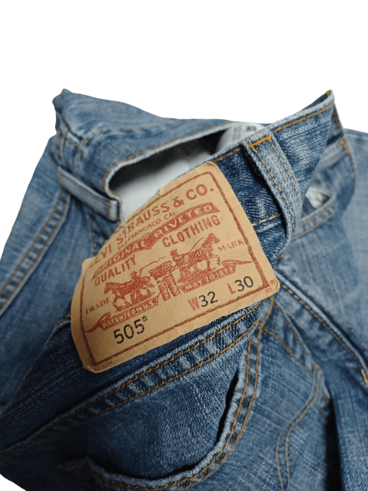 Levi's Vintage Clothing LEVIS 505 VINTAGE STRAIGHT JEANS DENIM W32 L30 Size US 32 / EU 48 - 5 Thumbnail