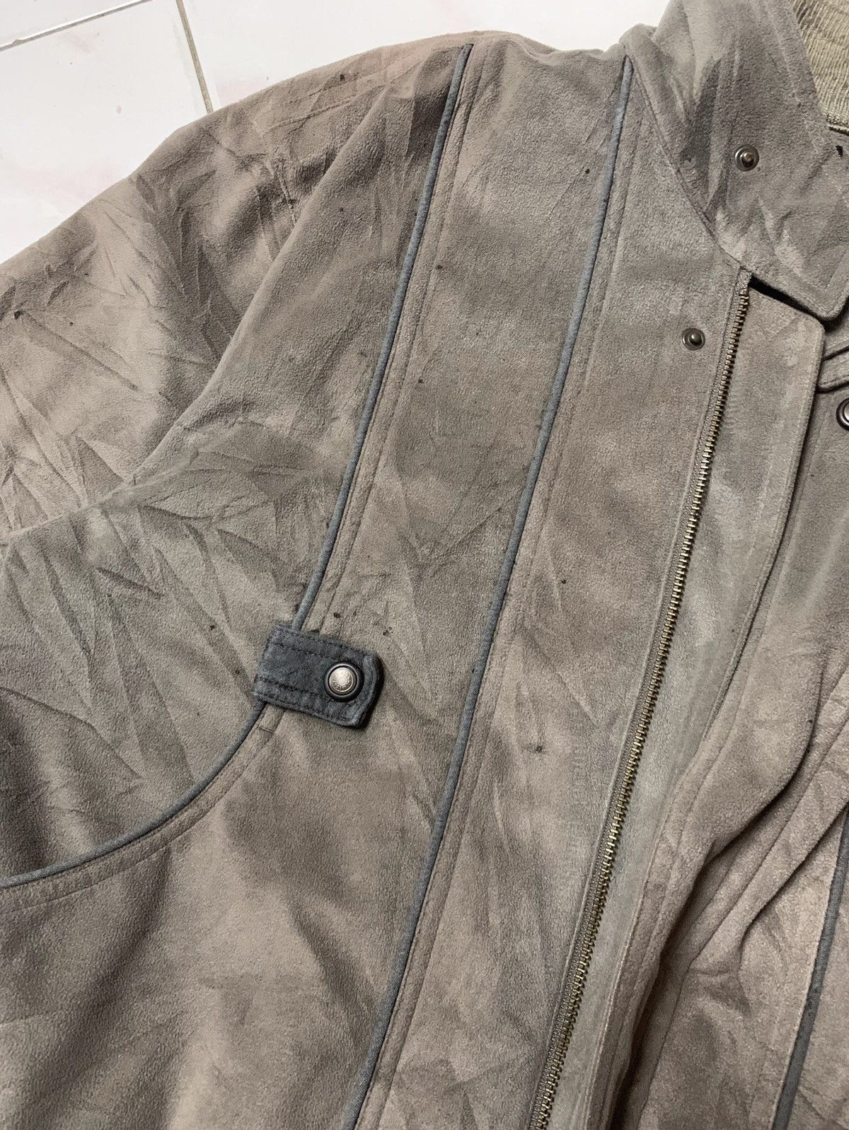 Japanese Brand × Vintage STEAL💥 VTG Gianni Valentino Bomber Jacket Size US M / EU 48-50 / 2 - 15 Thumbnail
