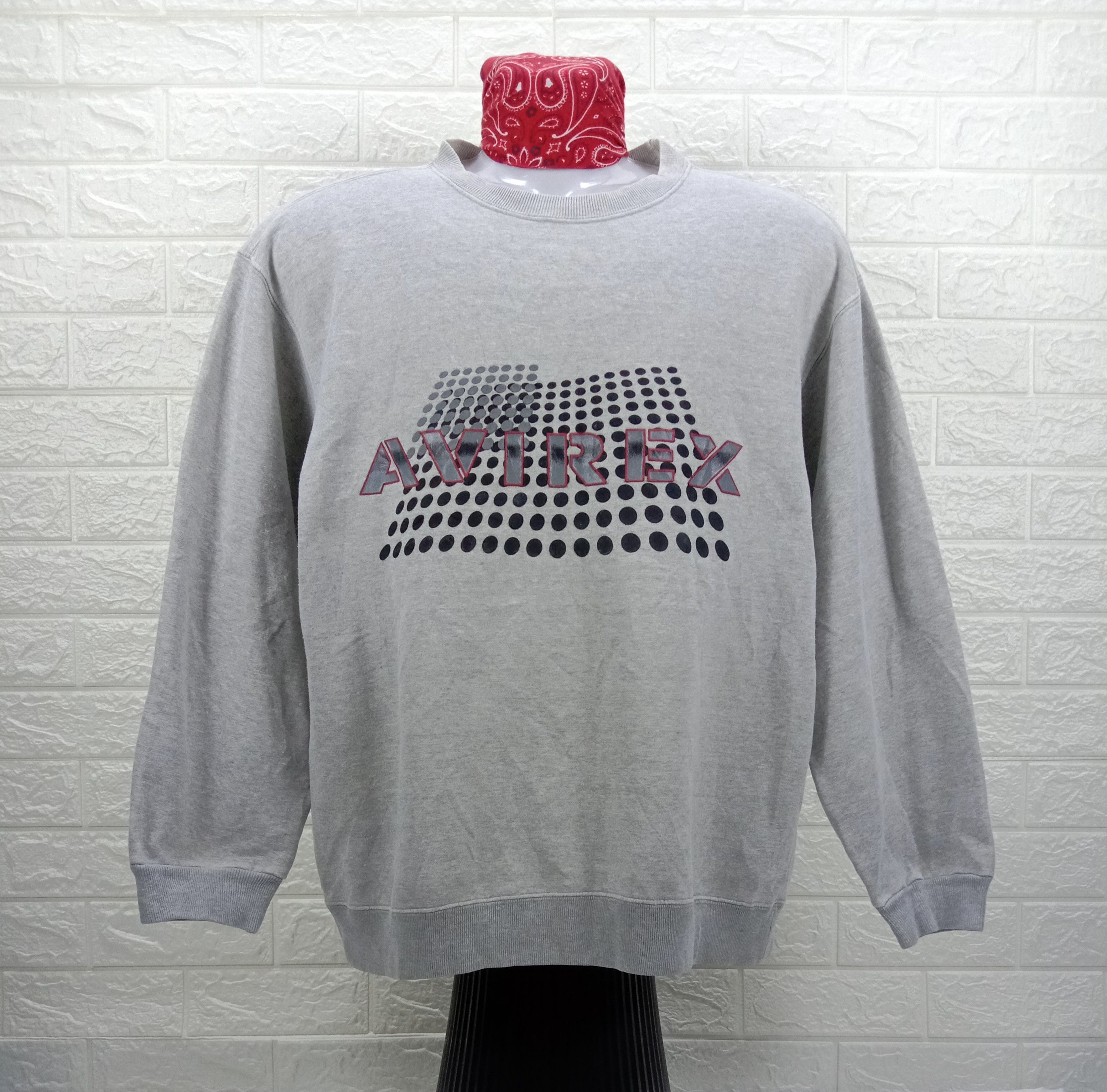 Avirex Vintage Avirex Spellout Sweatshirt Size US XL / EU 56 / 4 - 1 Thumbnail