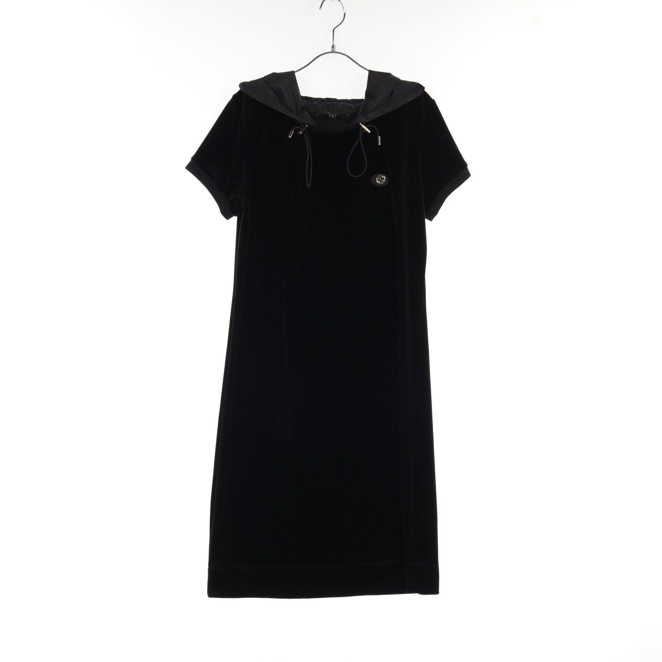 Gucci Gucci Interlocking G One Piece Velor Nylon Black Hooded Size ONE SIZE - 1 Thumbnail