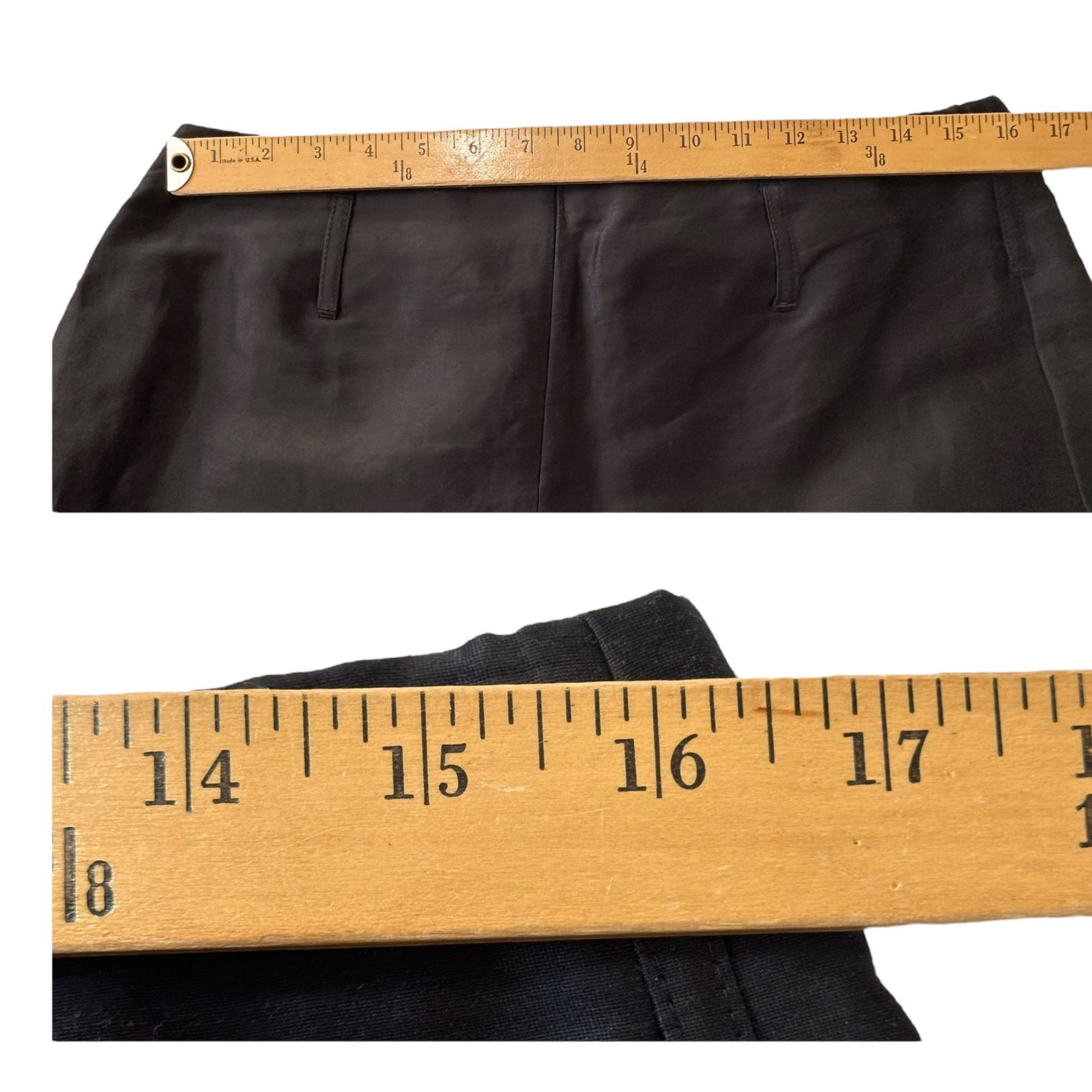 Dries Van Noten Dries Van Noten Black Faux Wrap A line Skirt, Size 40EU Size 28" / US 6 / IT 42 - 10 Thumbnail