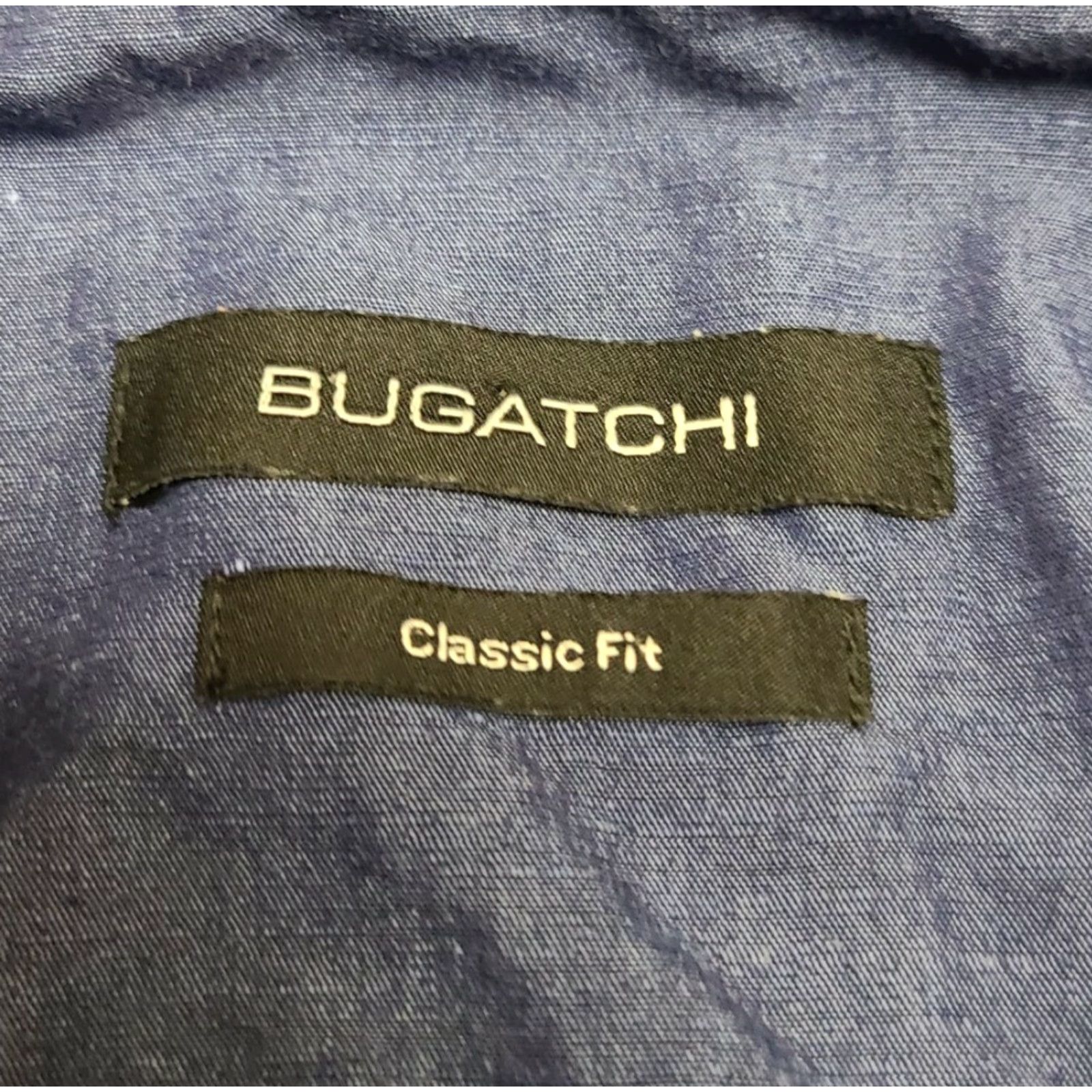 BUGATCHI Bugatchi Uomo Shirt Button-Up Classic Fit Long Sleeve Men XL Multicolor Button Front Collared Spread Knit 100% Cotton Apparel Size US XL / EU 56 / 4 - 3 Thumbnail