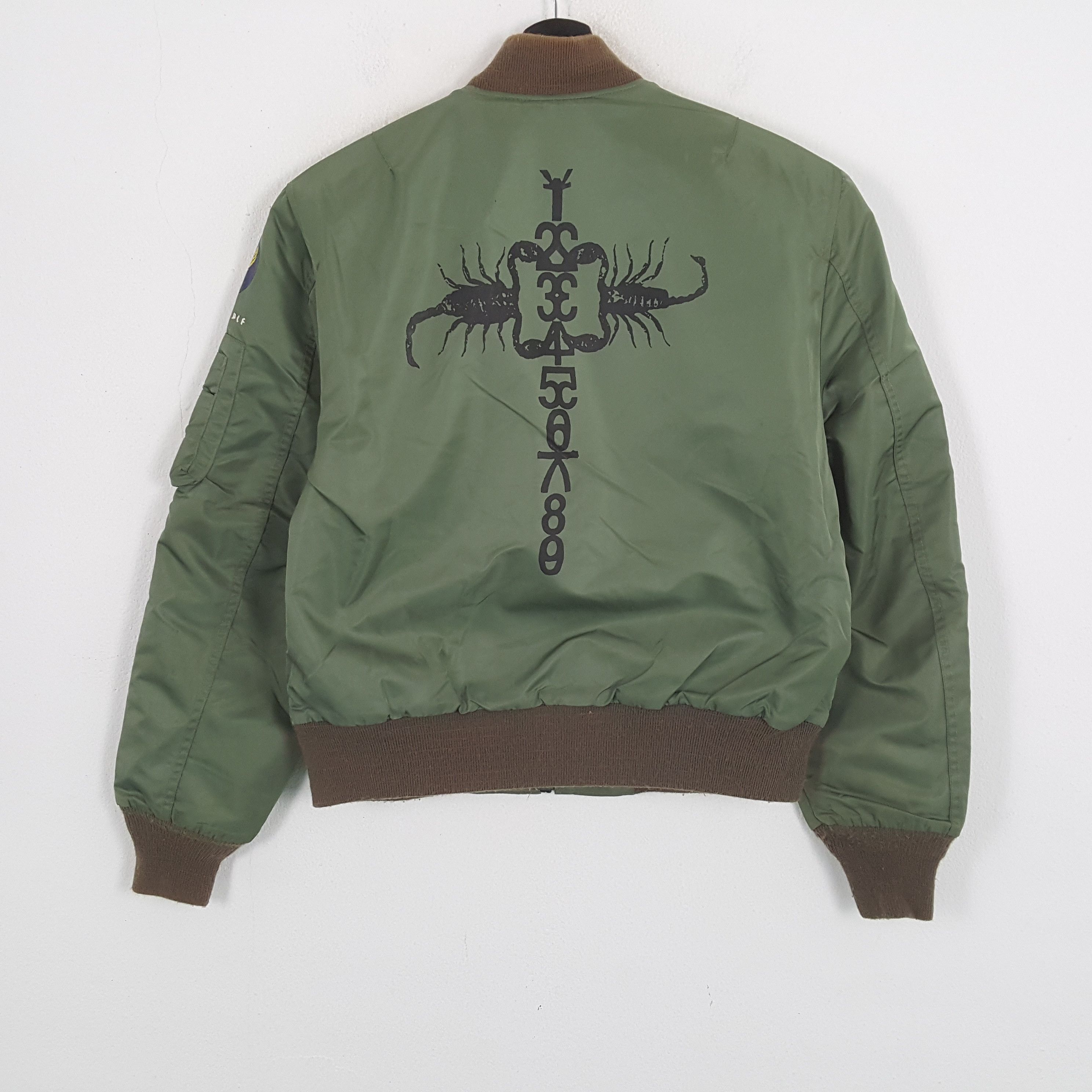 Vintage US AIR FORCE X Custom Art If Six Was Nine Style Jacket Size US L / EU 52-54 / 3 - 1 Thumbnail