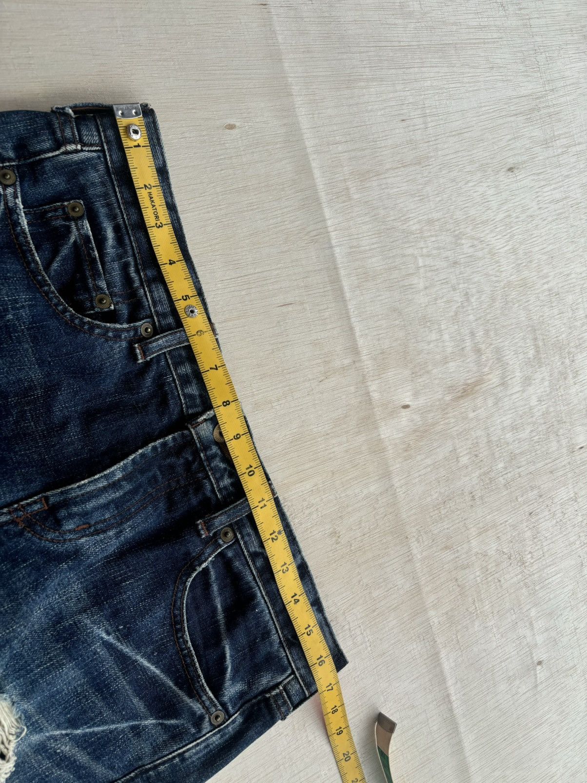 Hysteric Glamour × If Six Was Nine × Japanese Brand Vintage Distressed Denim Ifsixwasnine Lgb Style Jeans Size US 33 - 10 Thumbnail