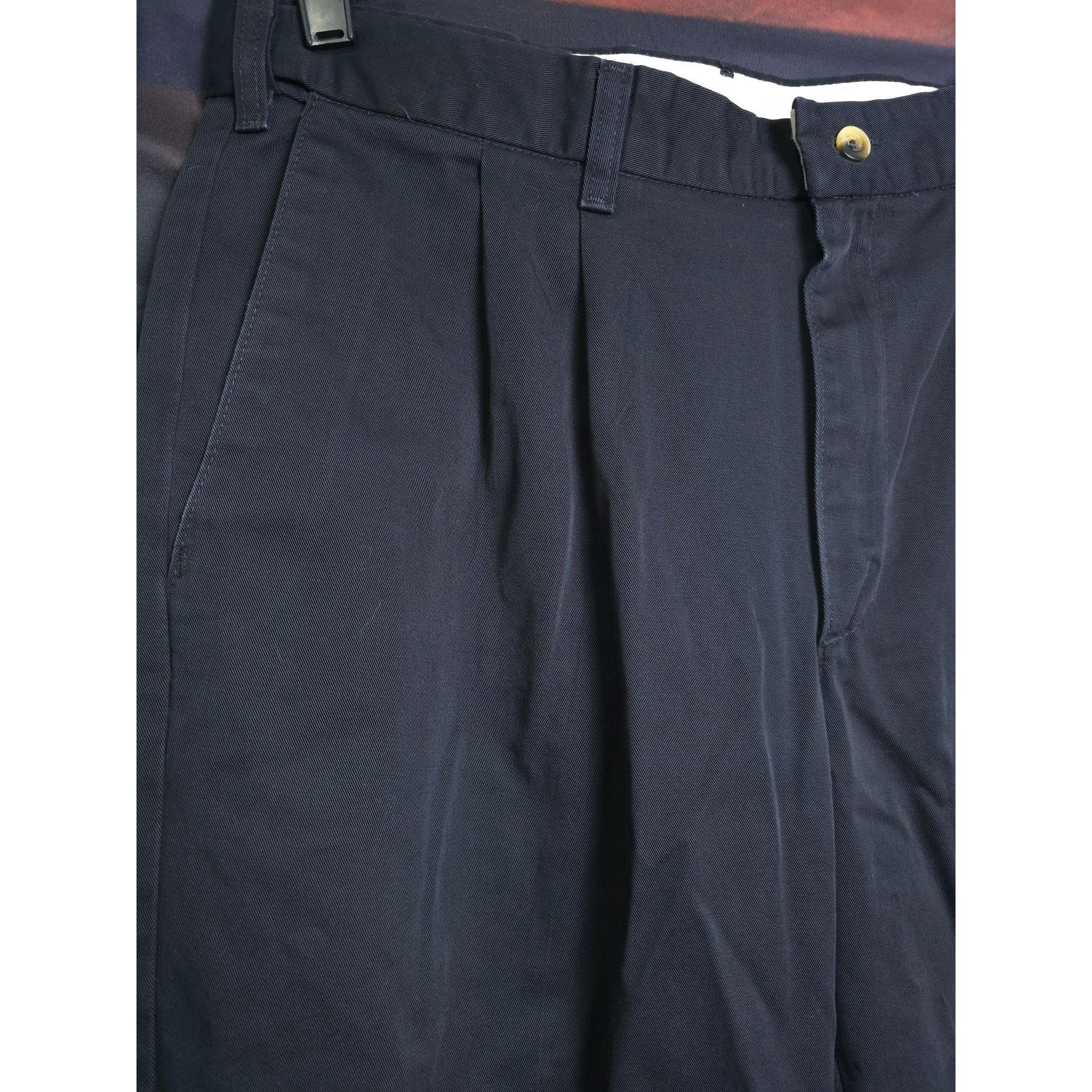 Wrangler Timber Creek By Wrangler Men's Black Pleated Chino expandabl Size US 34 / EU 50 - 2 Thumbnail