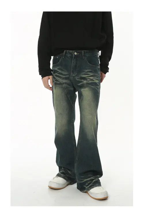 Other Vintage washed distressed flared straight jeans Size US 32 / EU 48 - 4 Thumbnail