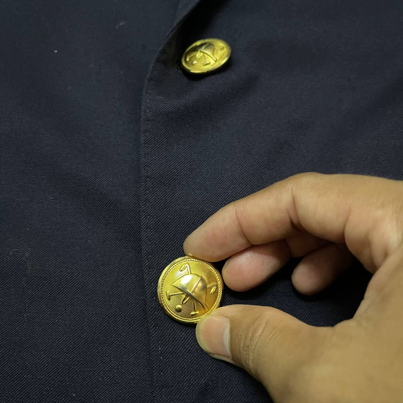 Polo Ralph Lauren Vintage 90's Polo Ralph Lauren Gold Button Wool Blazer Size US M / EU 48-50 / 2 - 7 Thumbnail