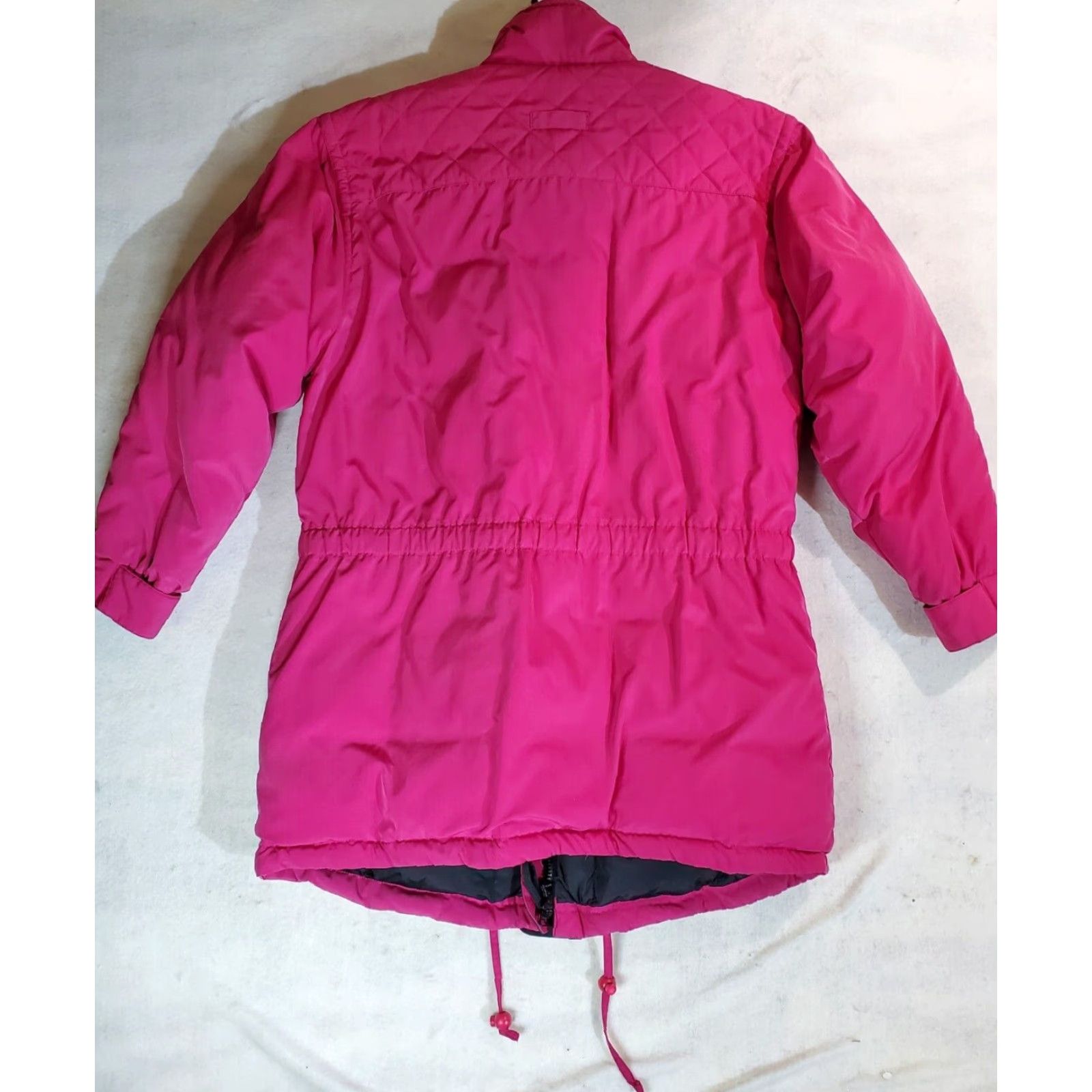 Eddie Bauer VINTAGE Eddie Bauer Parka Coat Jacket Down Goose Signature Womens Large Pink 90s Outdoor Winter - Athletic Lined Zip Size L / US 10 / IT 46 - 4 Thumbnail