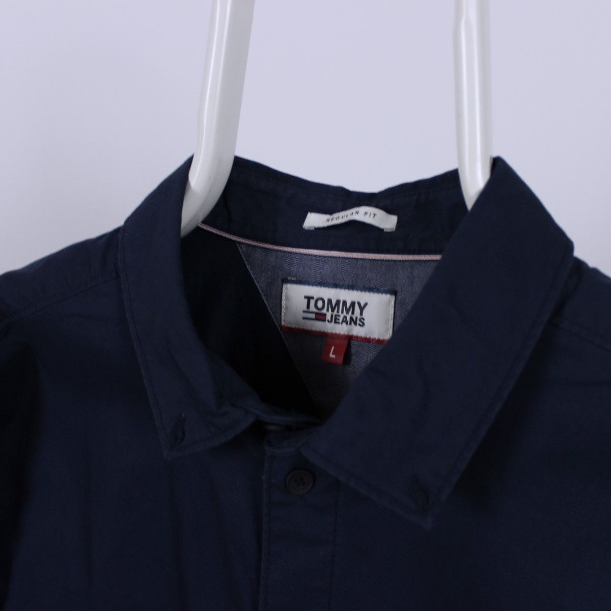 Tommy Hilfiger Vintage Tommy Hilfiger Shirt Short Sleeve Size US L / EU 52-54 / 3 - 3 Thumbnail