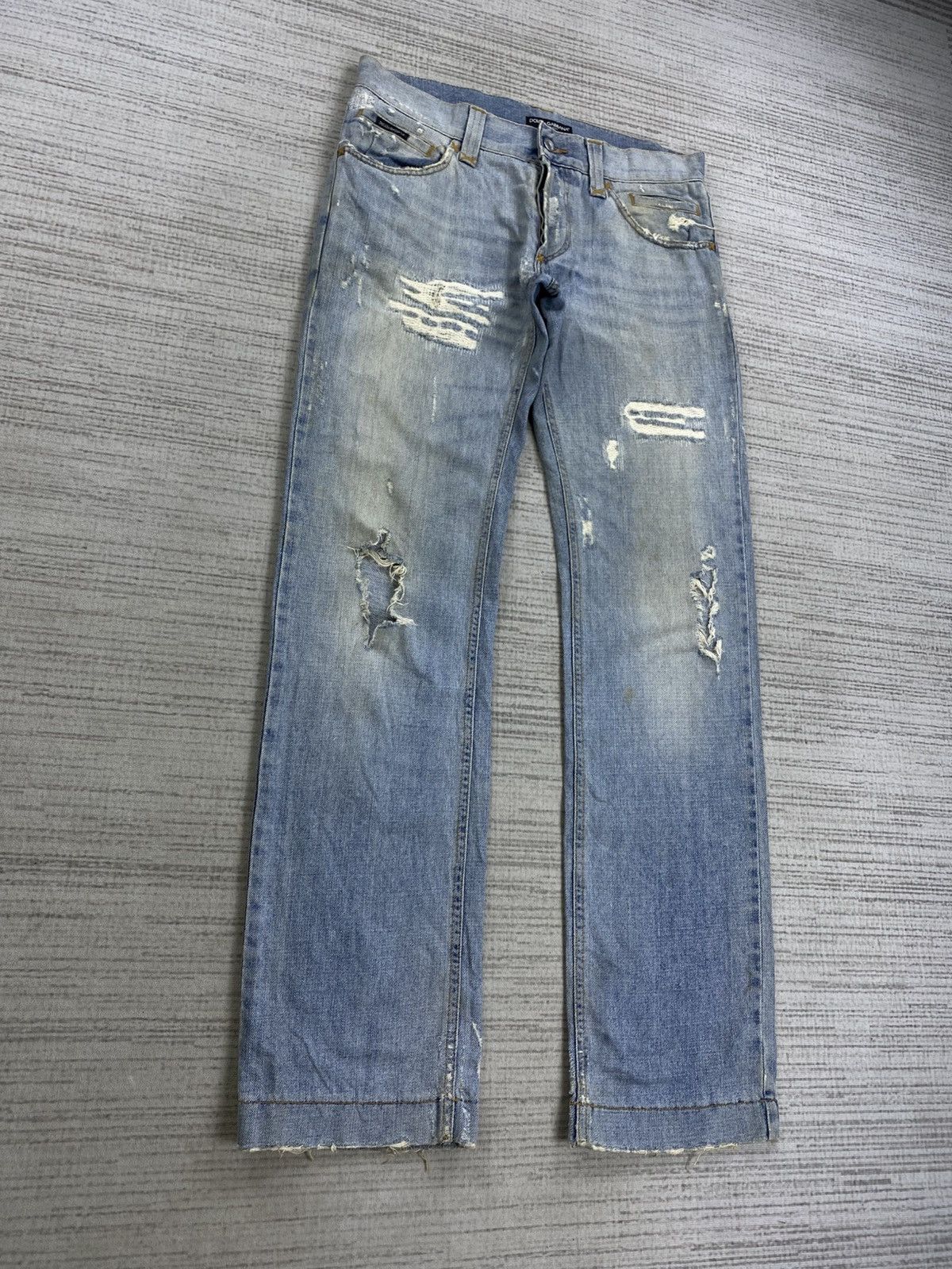 Dolce & Gabbana Vintage Dolce & Gabbana 14 Classic Distressed Denim Jeans Size US 32 / EU 48 - 3 Thumbnail