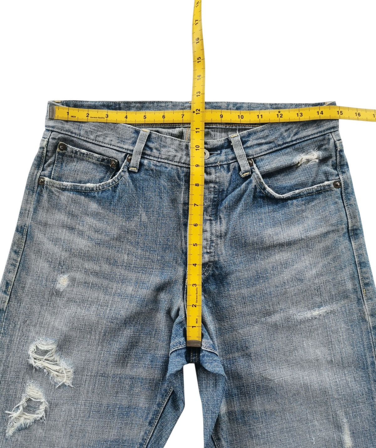 Journal Standard Japanese Brand Journal Standard Distressed Thrashed Jeans Size US 29 - 10 Thumbnail