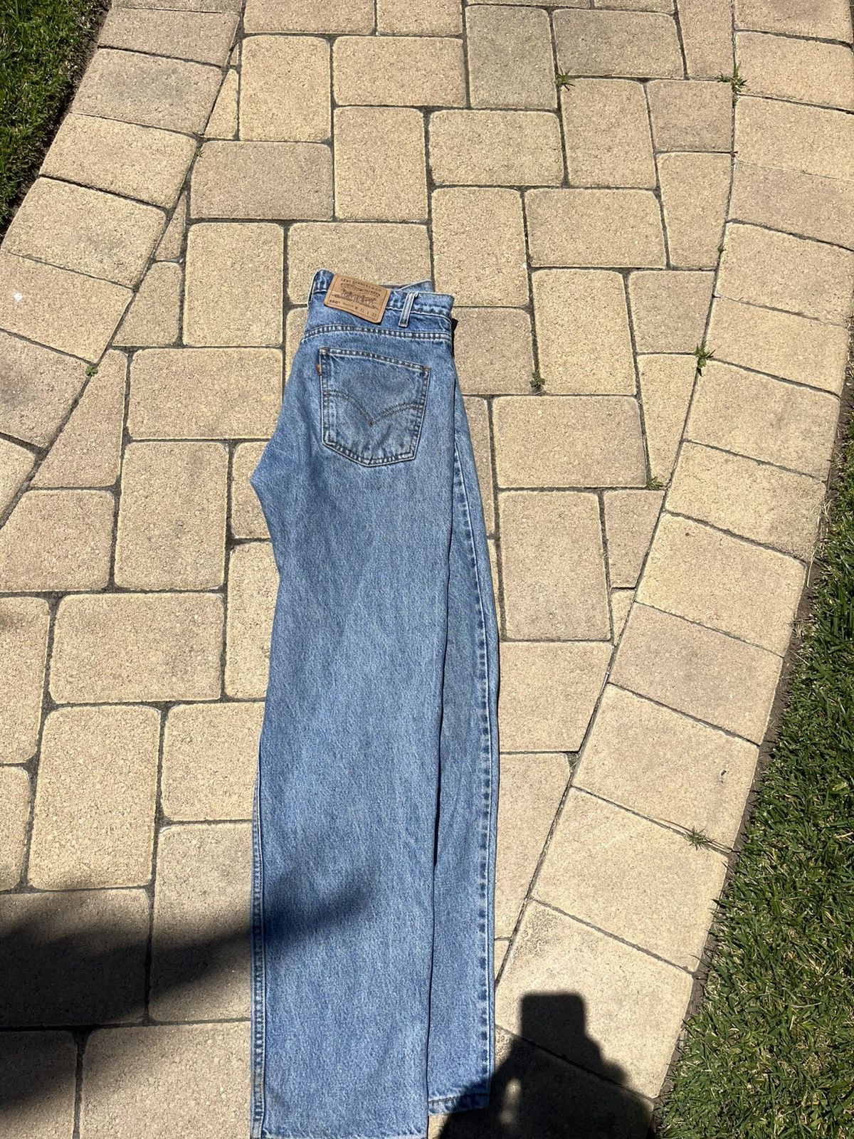 Levi's Levis 505 Orange Tab Denim Jeans Size US 32 / EU 48 - 2 Thumbnail