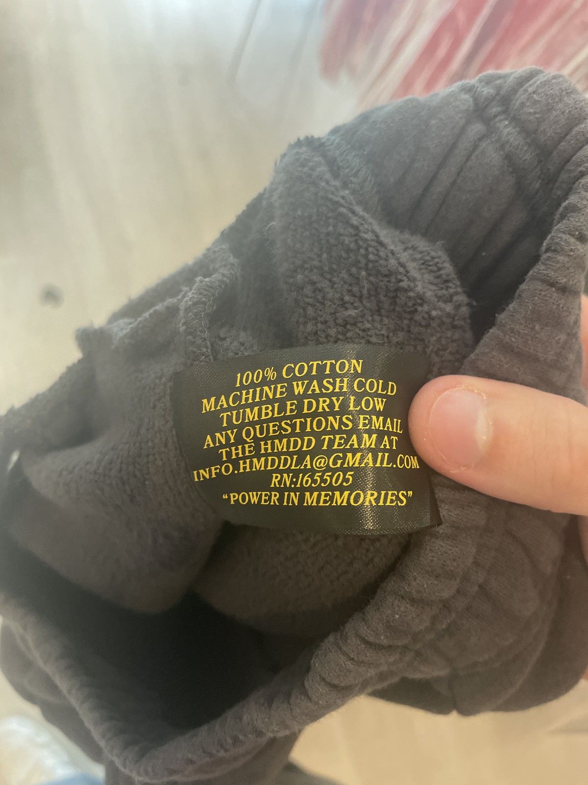 HMDD HMDD Organic Sweat Pants Black L Size US 34 / EU 50 - 4 Thumbnail