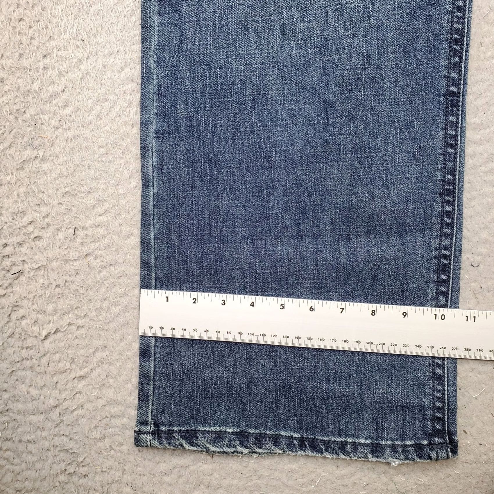Denime Axel Jeans Mens 40x32 Bootcut Denim Stretch Slim 5-Pocket Blue Medium Wash Casual Ready-to-Wear Mens Size US 40 / EU 56 - 5 Thumbnail