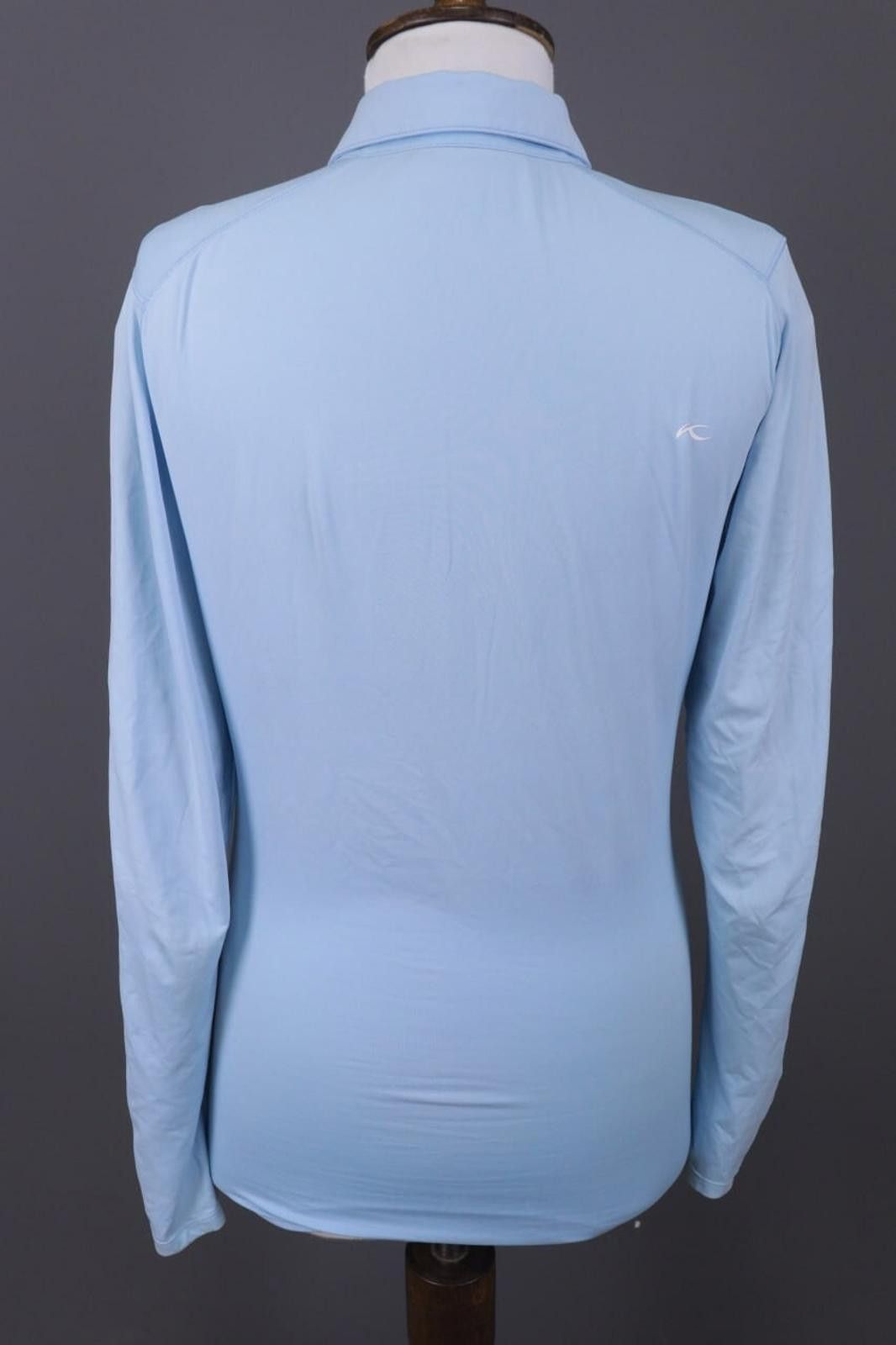 KJUS KJUS UPF 50+ Blue Long Sleeve Polo Shirt Size S Size S / US 4 / IT 40 - 12 Thumbnail