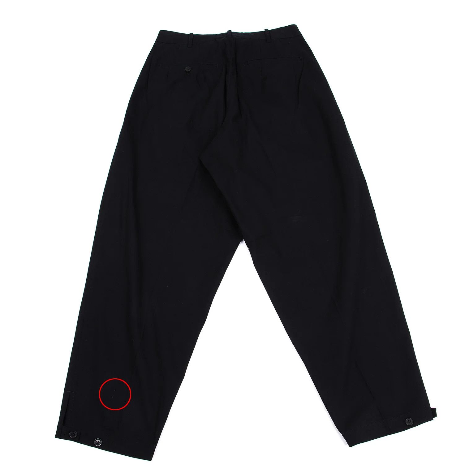 Yohji Yamamoto Yohji Yamamoto Cotton Pants Black M Size US 38 / EU 54 - 10 Thumbnail