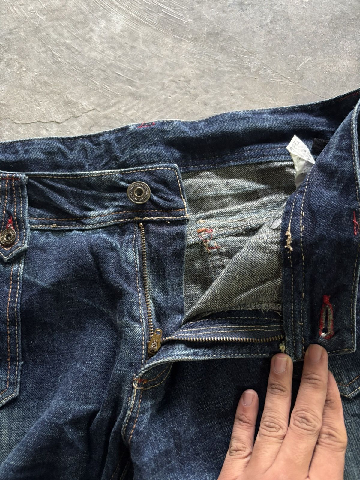 20471120 × Hysteric Glamour × Japanese Brand japanese dope design with sick faded wash punk grunge gothic Size US 35 - 4 Thumbnail