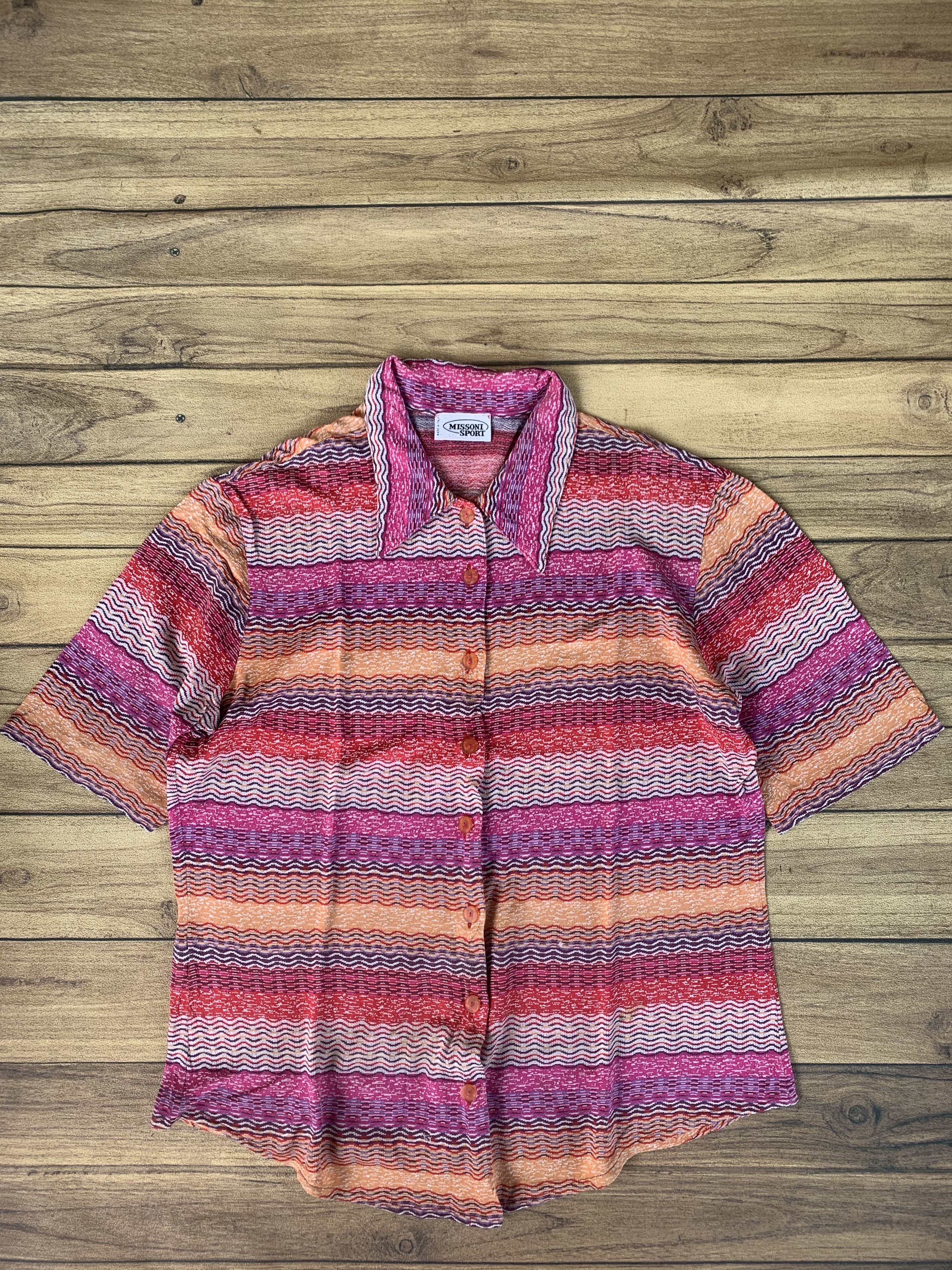 Missoni Missoni sport multiple colour t shirt Size L / US 10 / IT 46 - 1 Thumbnail