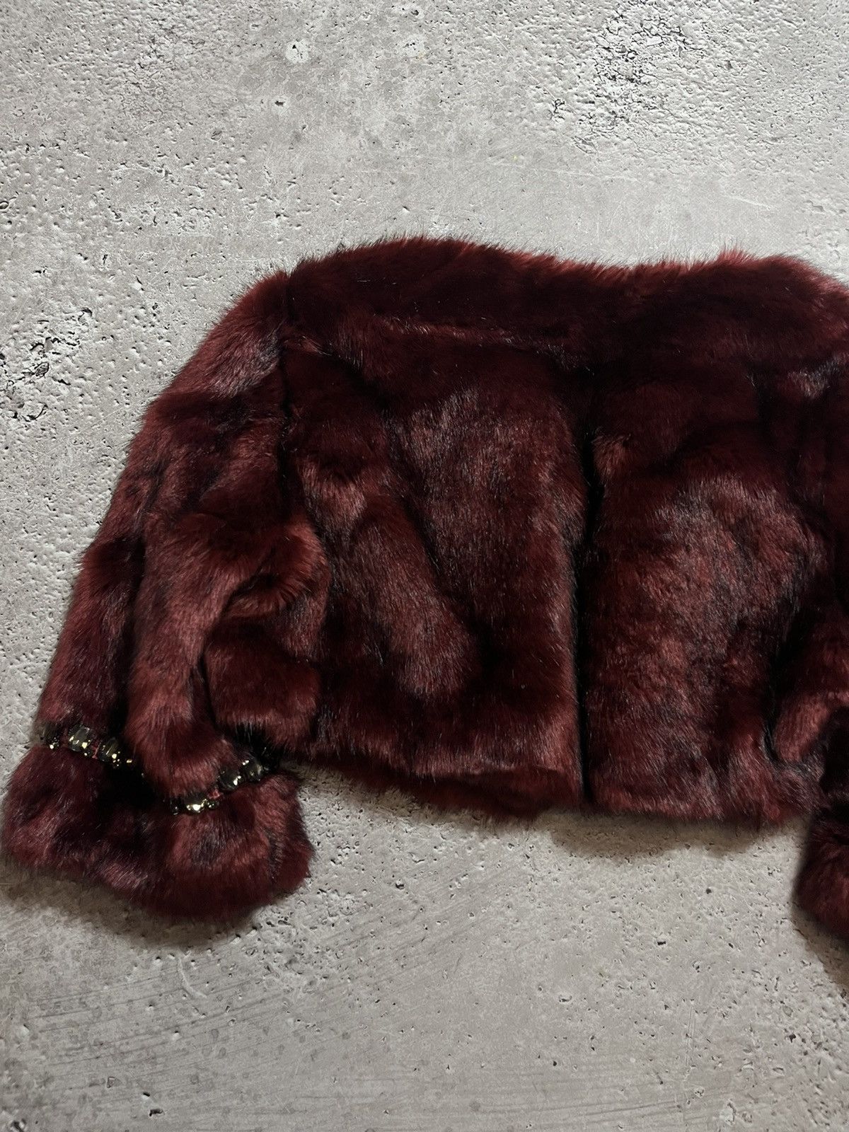 If Six Was Nine × Vintage FAUX FUR AMAZING CROPPED AVANT GARDE JACKET Size S / US 4 / IT 40 - 12 Thumbnail