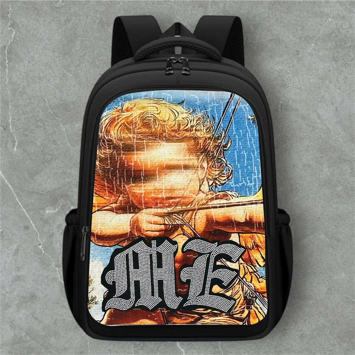 Other Mixed Emotion Rhinestone Backpack Size ONE SIZE - 1 Preview