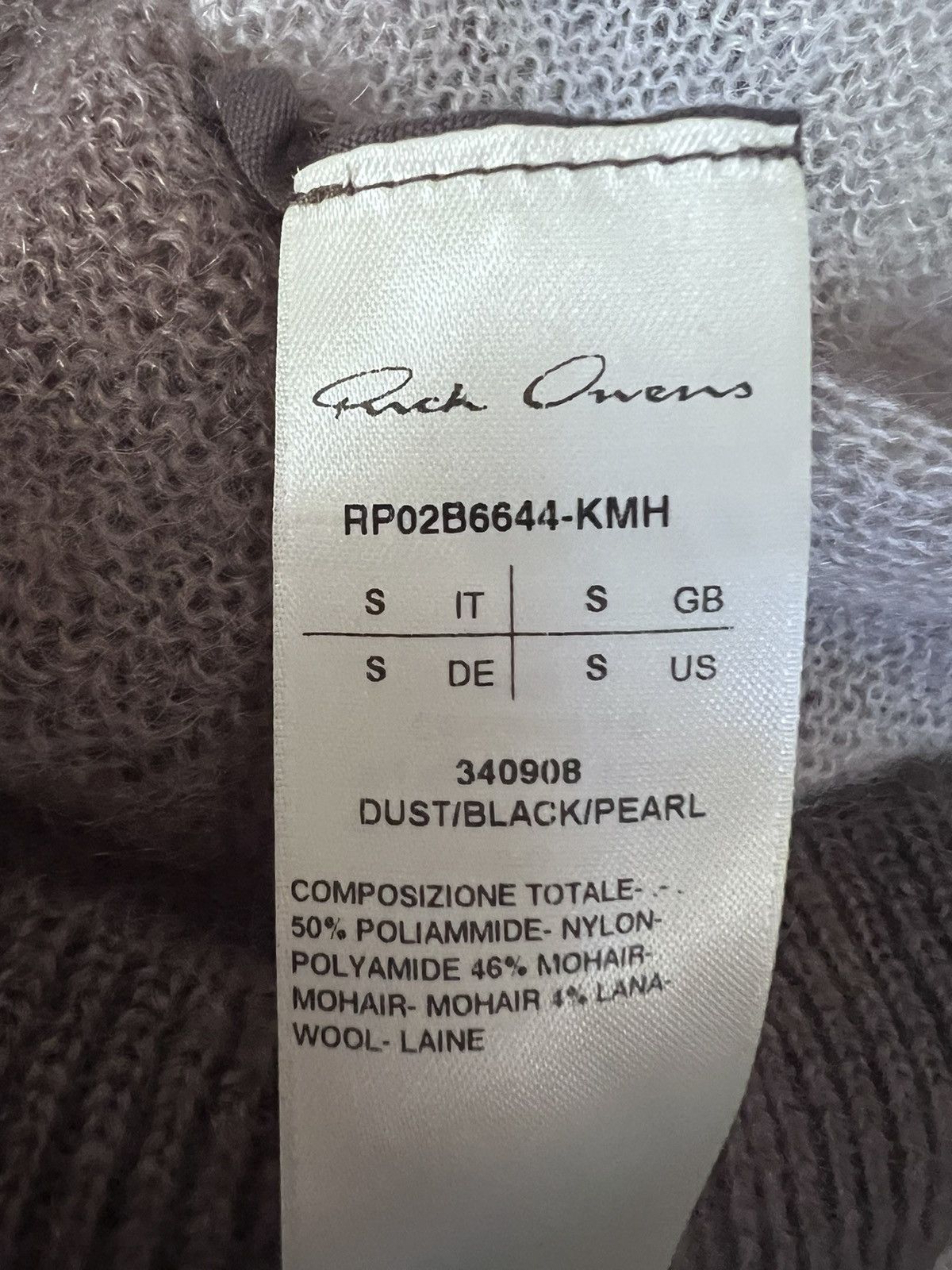 Rick Owens Rick Owens Round Neck Biker Sweater Size US S / EU 44-46 / 1 - 5 Thumbnail