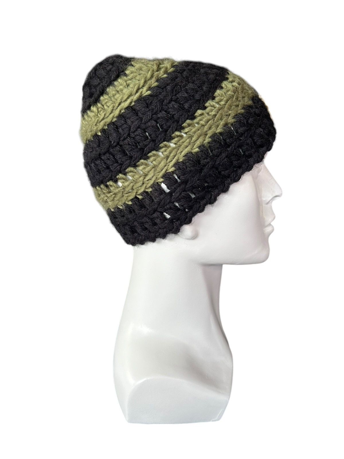 Japanese Brand × Kapital × Vintage Crochet knitted handmade hairy Beanie Hats☠️☠️ Size ONE SIZE - 3 Thumbnail