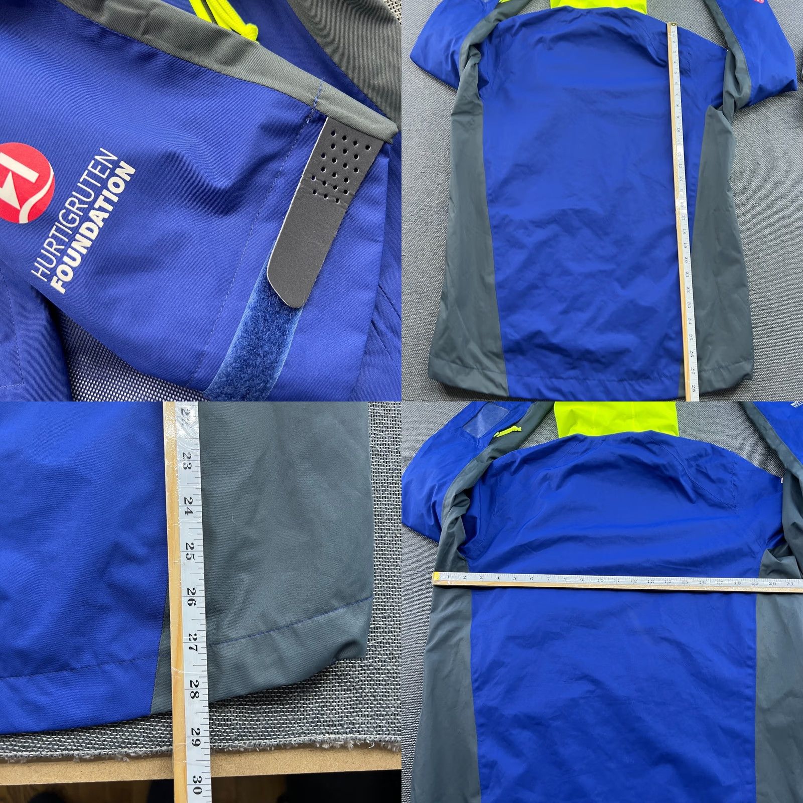 Vintage Hurtigruten Explorer Jacket Mens Blue Waterproof Hooded Antarctic AECO XS Mens Size US XS / EU 42 / 0 - 8 Thumbnail